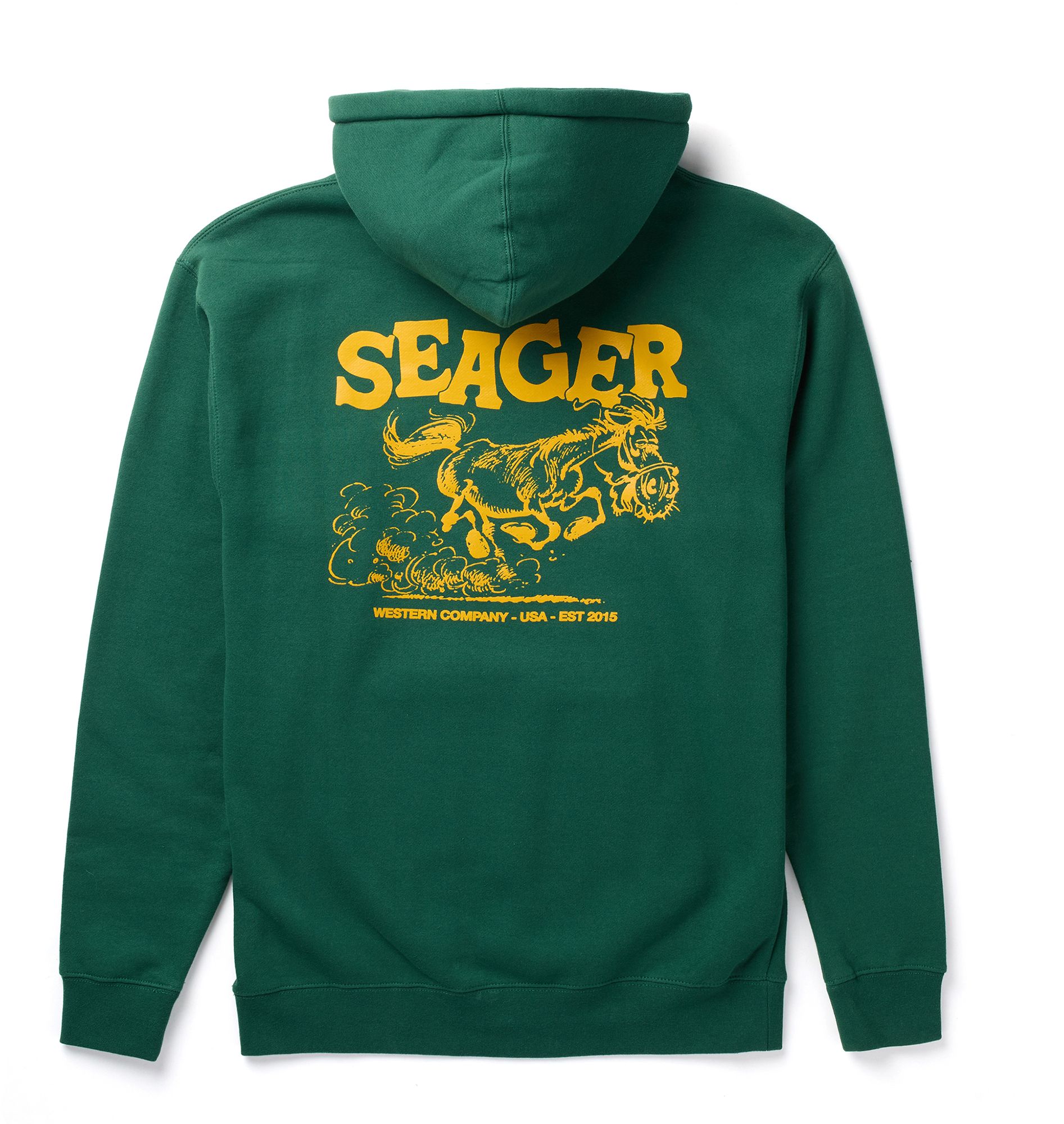 Seager Men's Horse Fried Graphic Hoodie