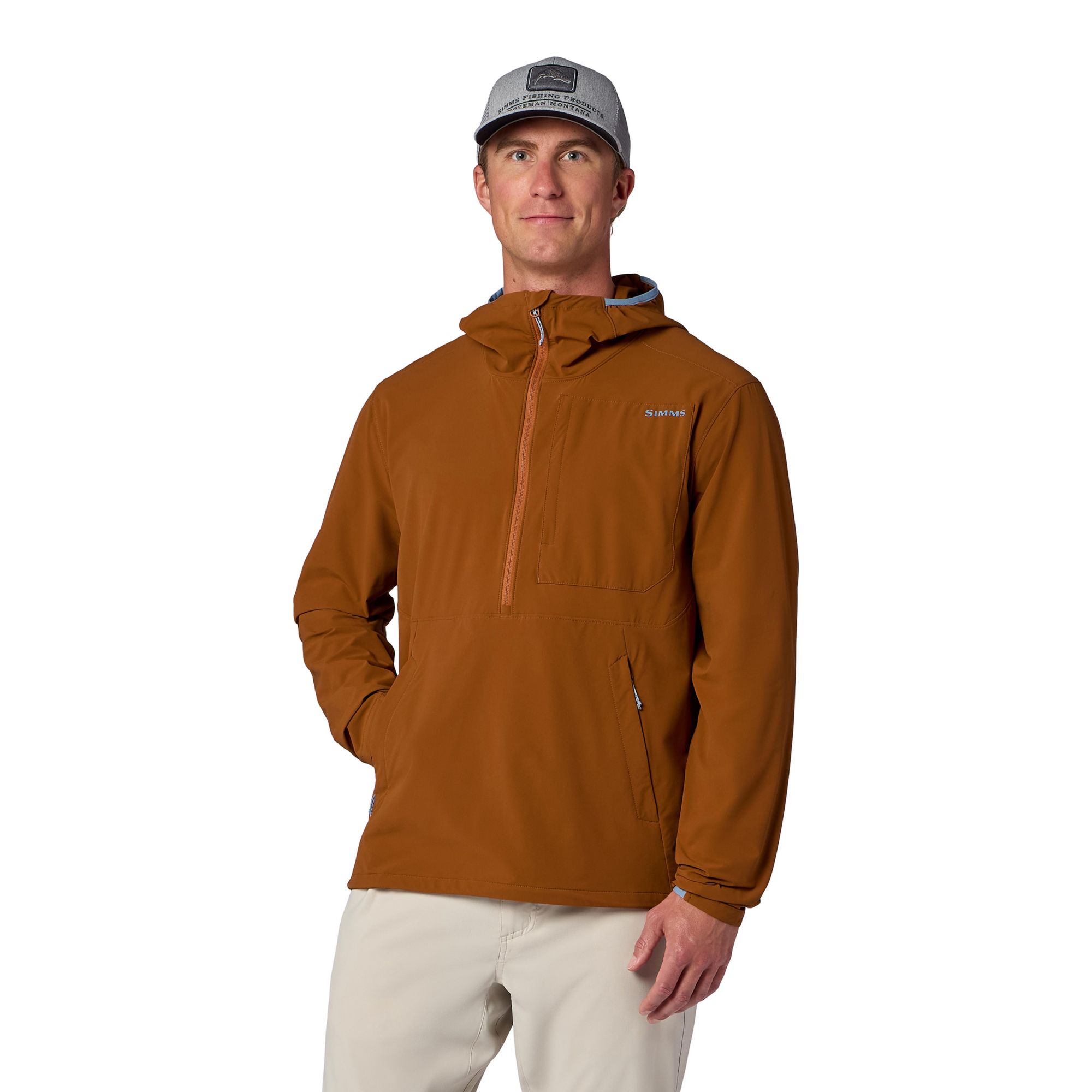 Simms Men's Rogue Flex 1/2 Zip Jacket