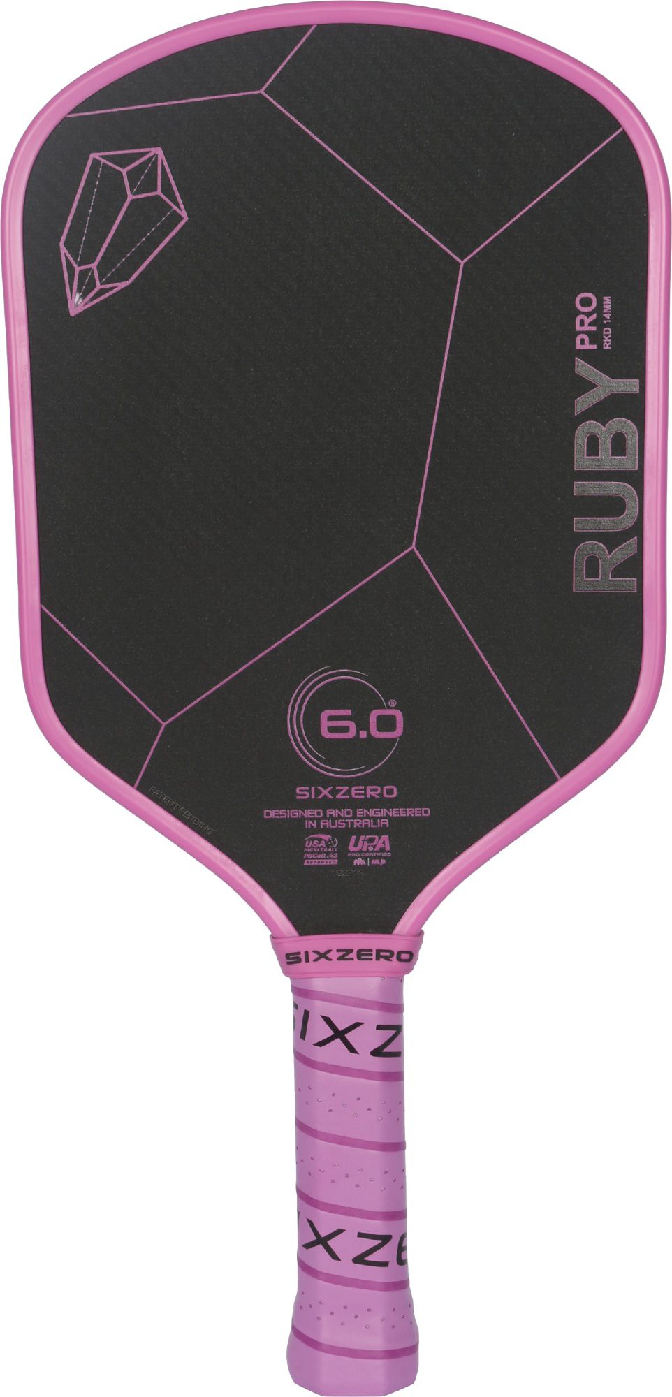 Six Zero Ruby Pro Violet Pickleball Paddle