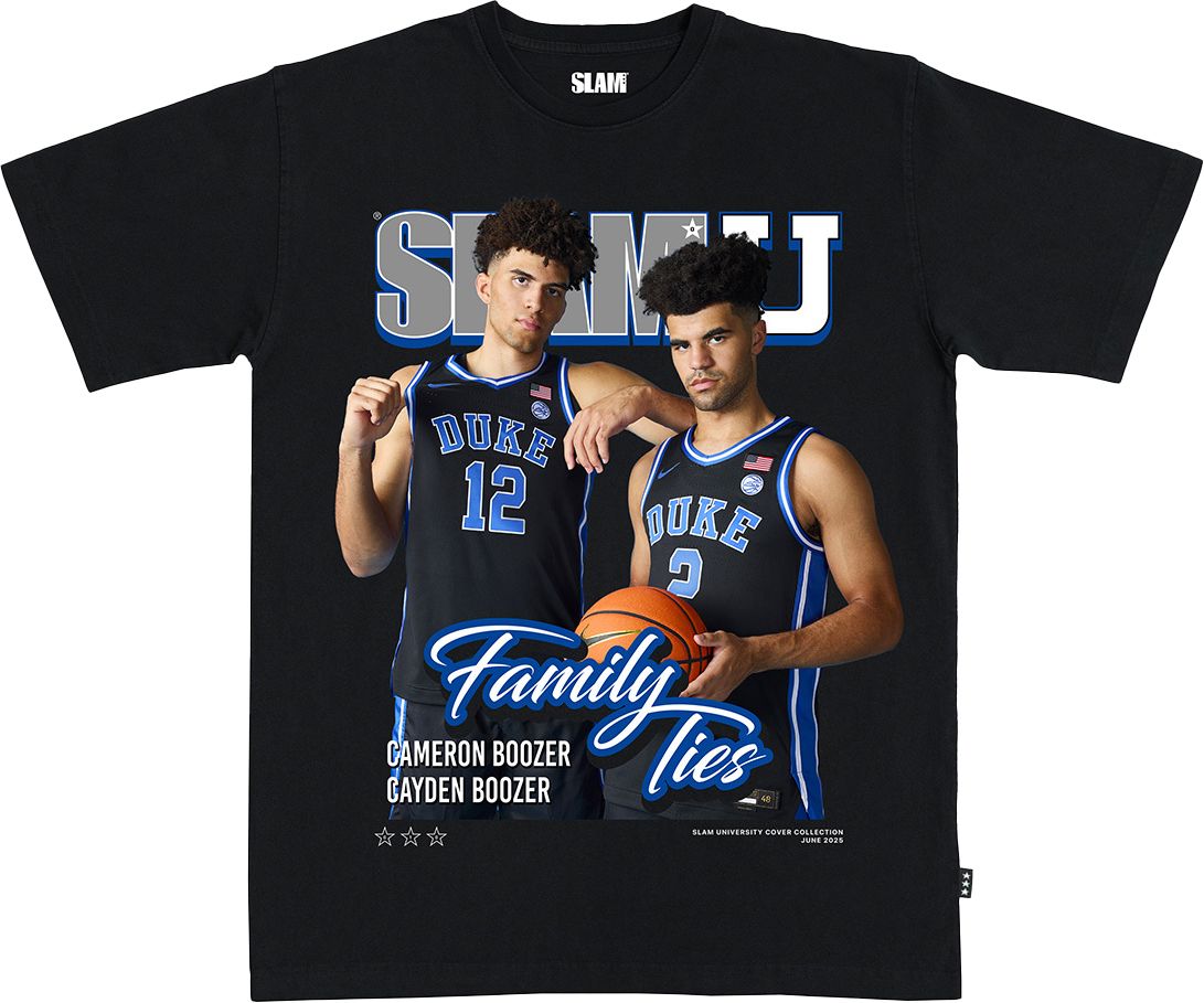 SLAM Adult Duke Blue Devils Boozer Brothers Cover Black T-Shirt