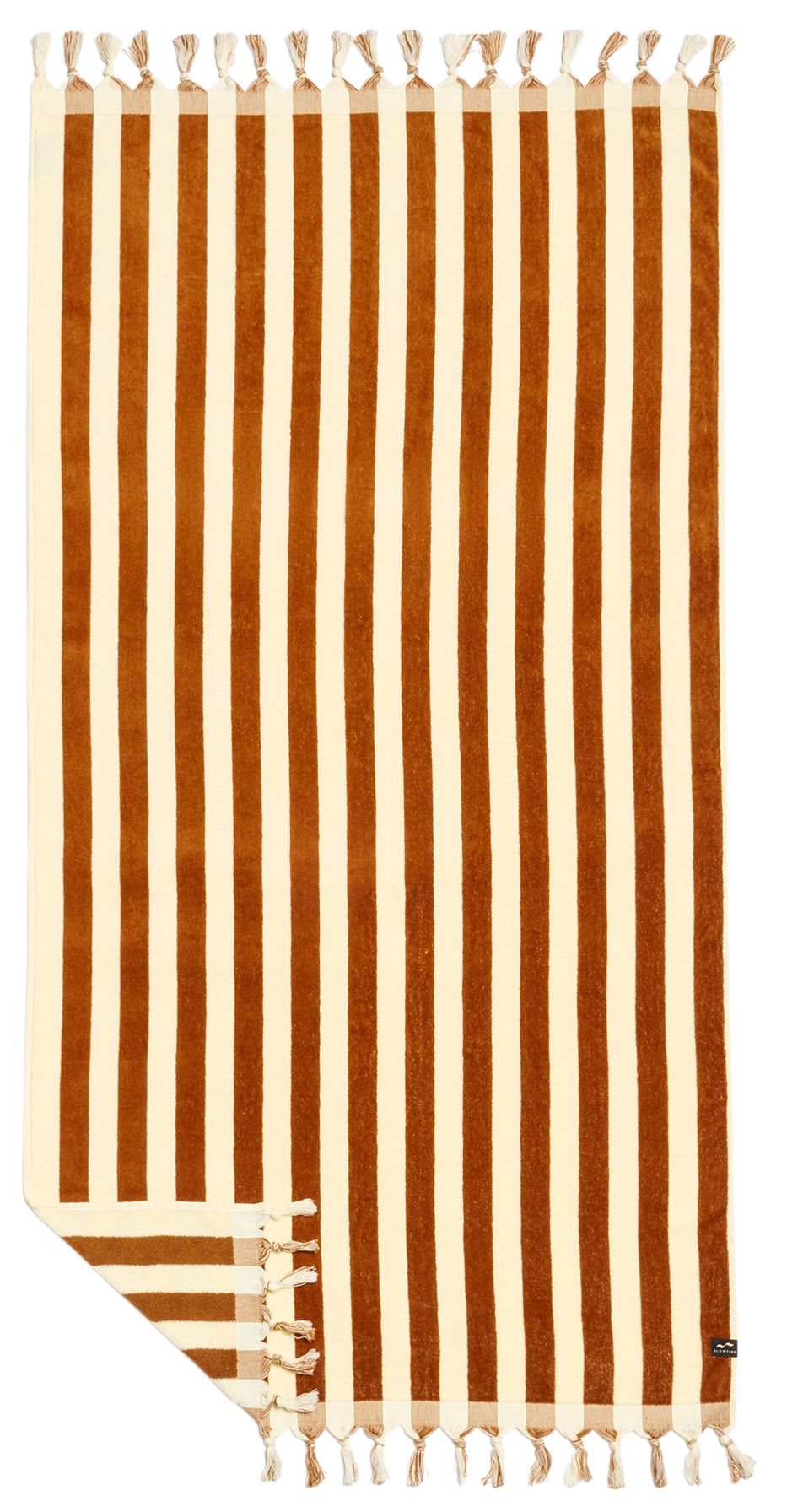 Slowtide Cabana Fringe Beachtowel Brush