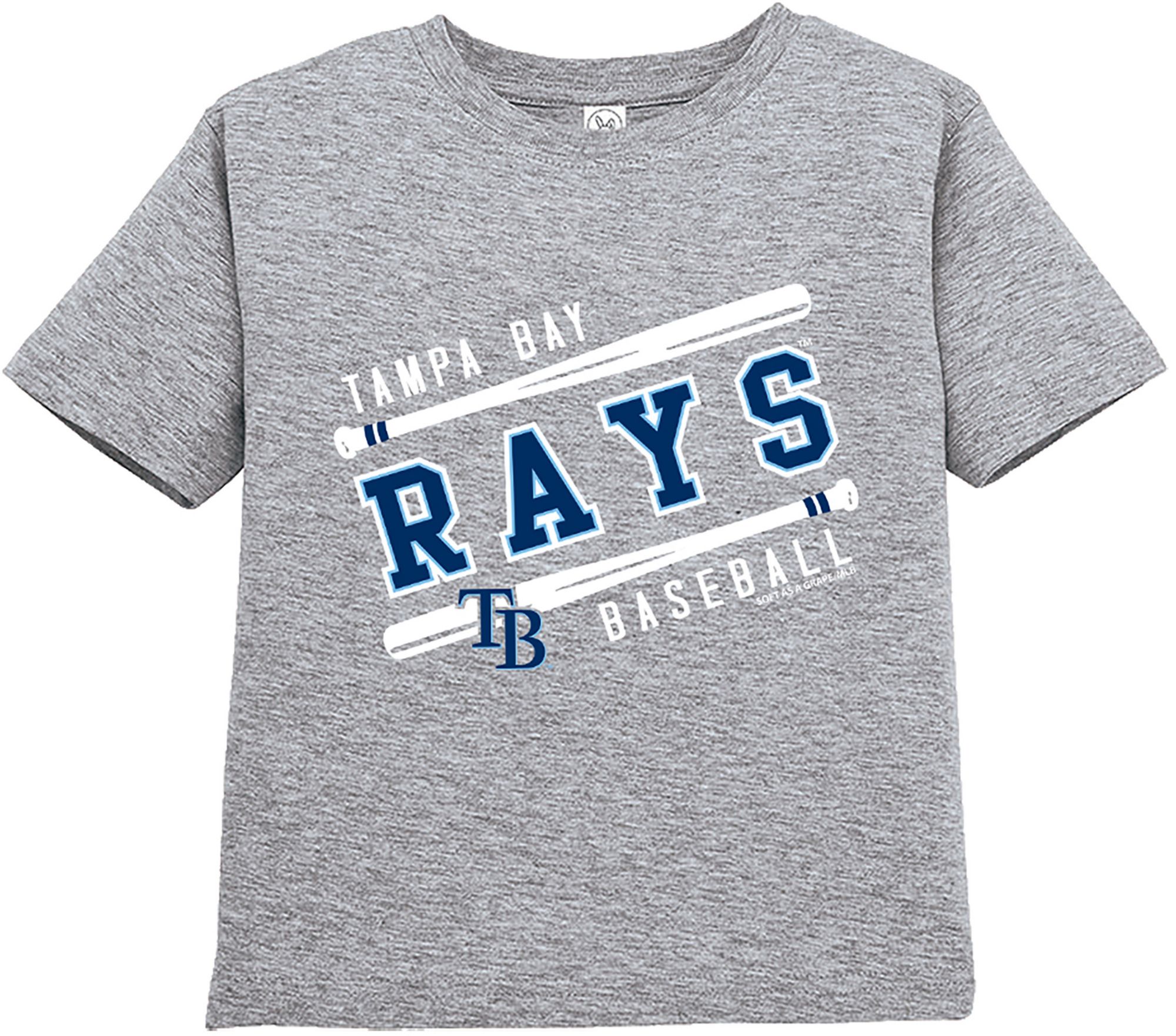 Soft As A Grape Toddler Tampa Bay Rays Bat T-Shirt