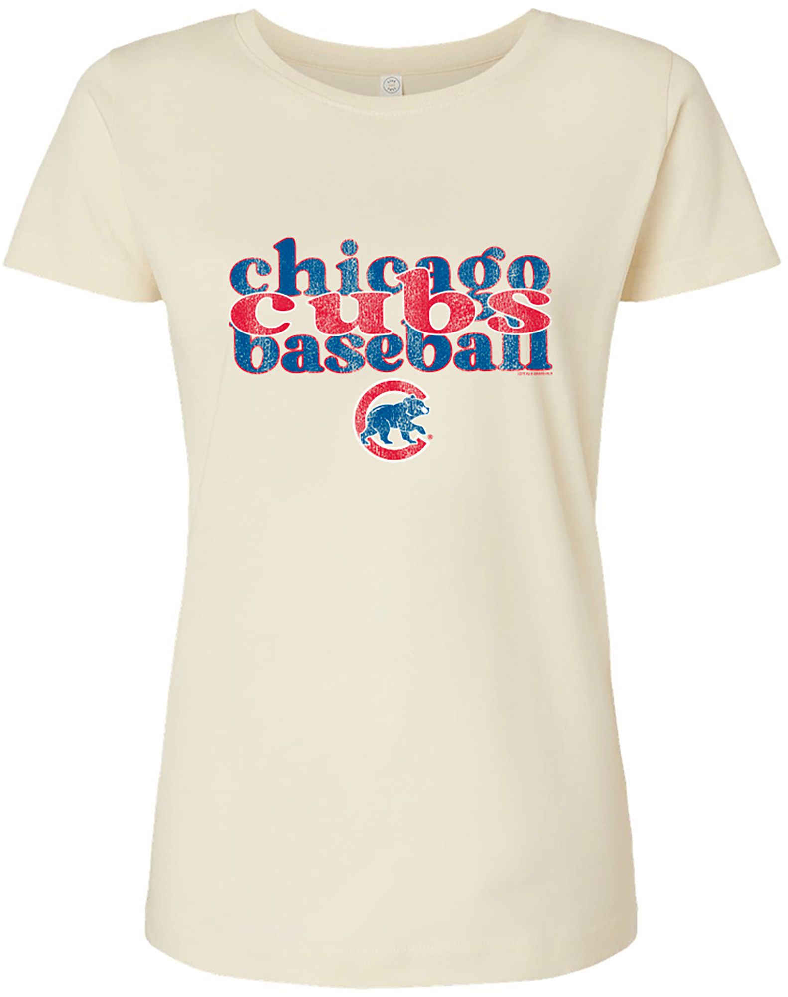 Soft As A Grape Women's Chicago Cubs Slim Fit T-Shirt