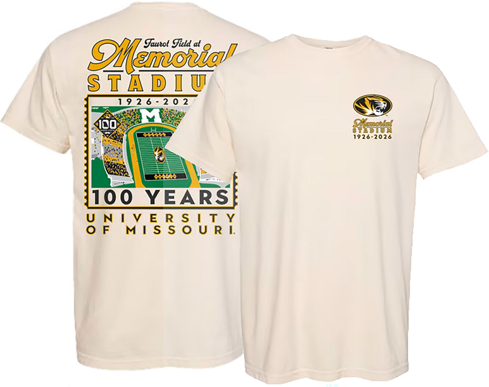New Era Adult Missouri Tigers 100 Years Memorial Stadium T-Shirt, Women's