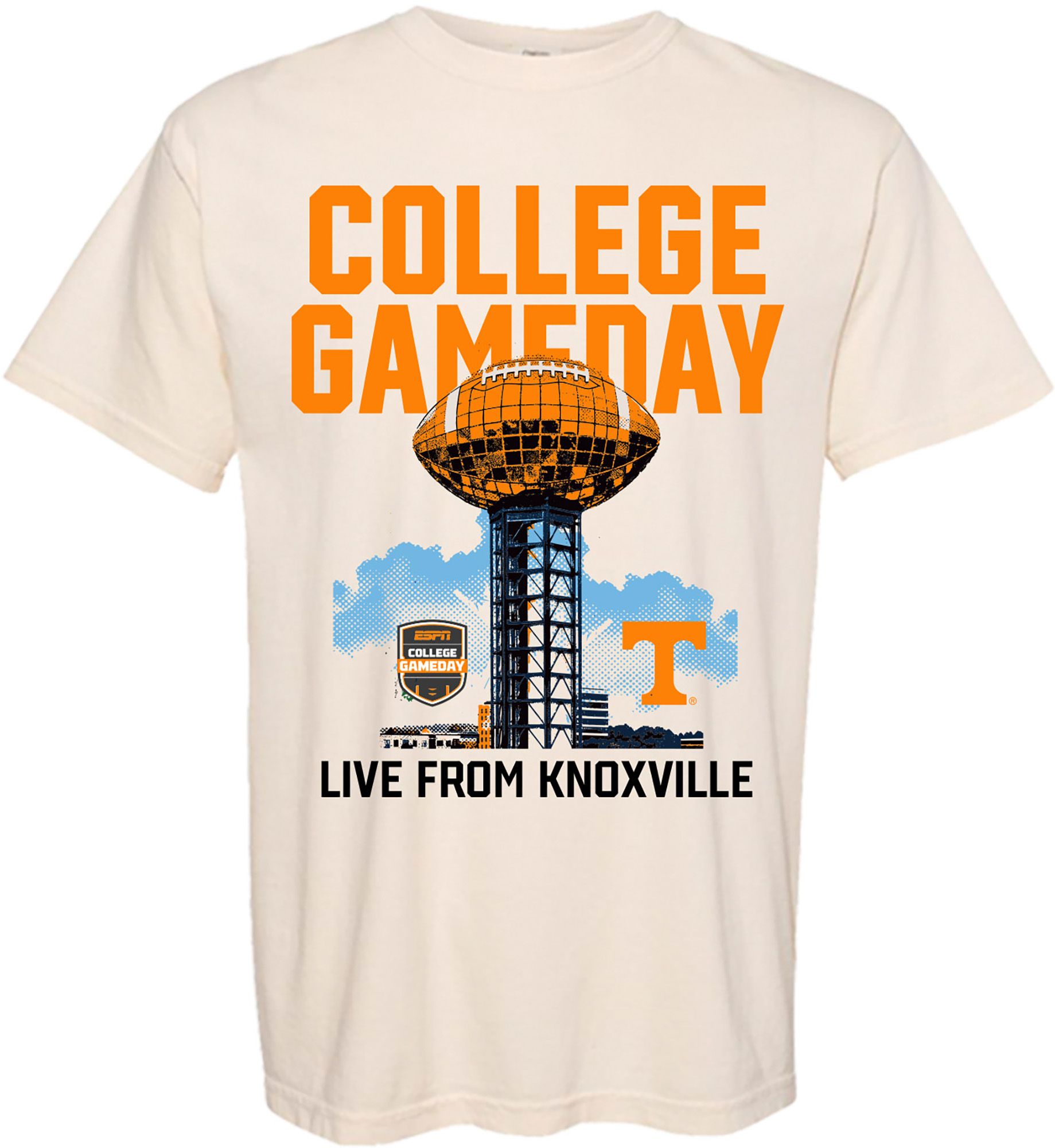 Something Inked Adult Tennessee Volunteers College Gameday Live From Knoxville T-Shirt