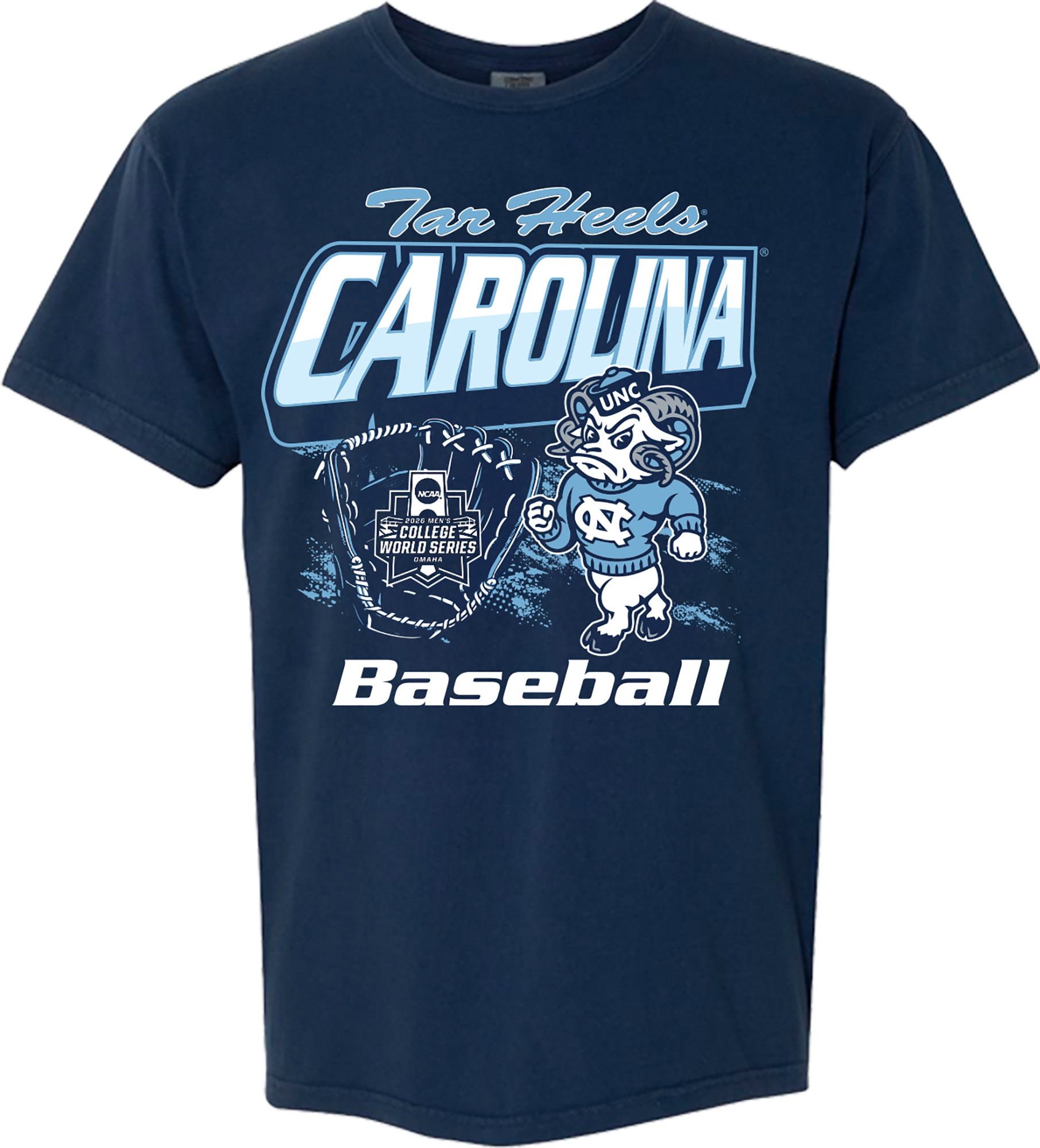Something Inked Adult 2026 College World Series North Carolina Tar Heels T-Shirt