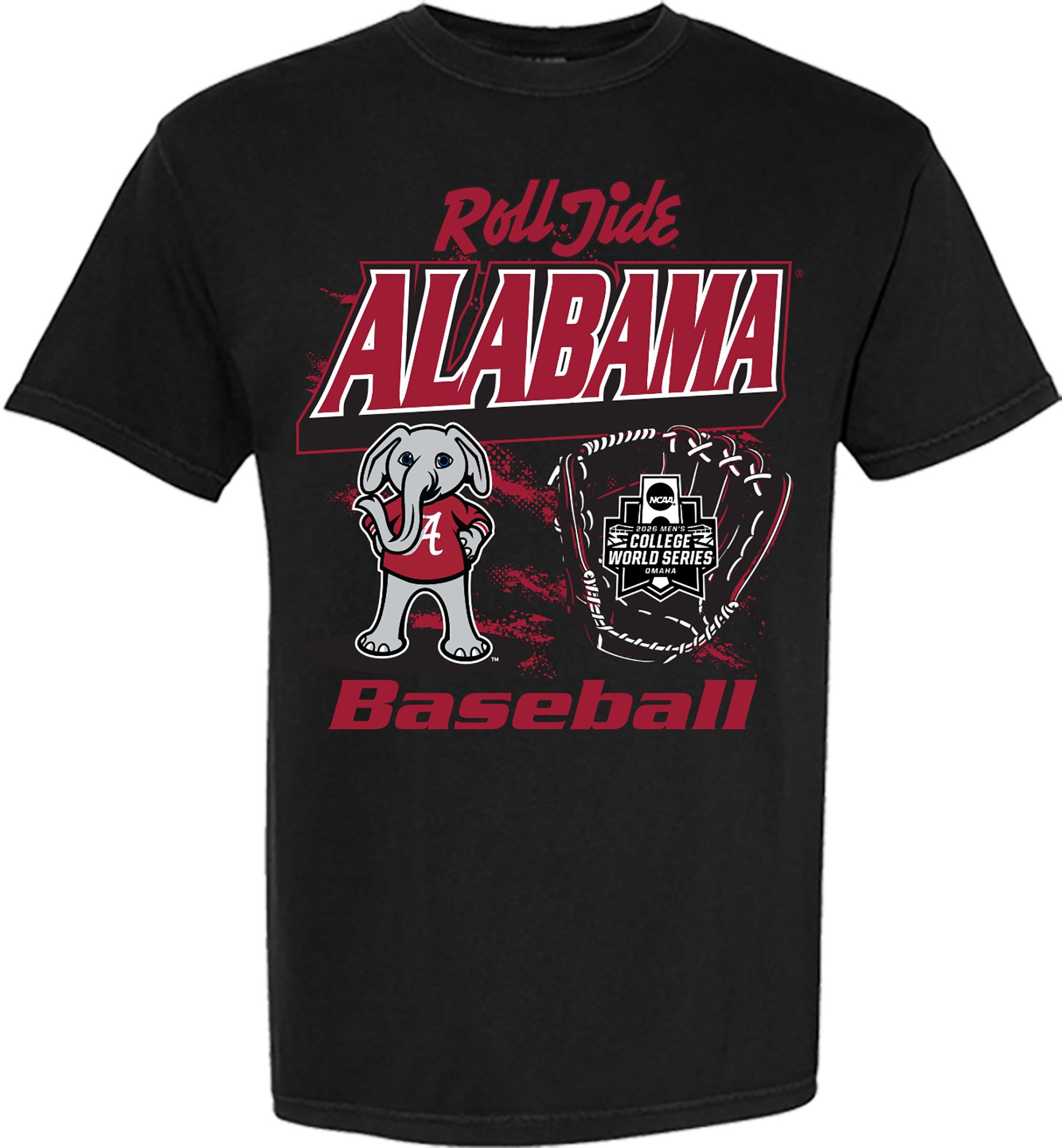 Something Inked Adult 2026 College World Series Alabama Crimson Tide T-Shirt
