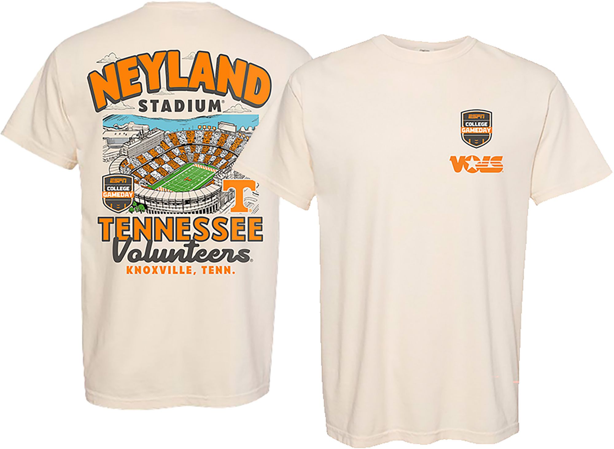 Something Inked Adult Tennessee Volunteers College Gameday Neyland Stadium T-Shirt