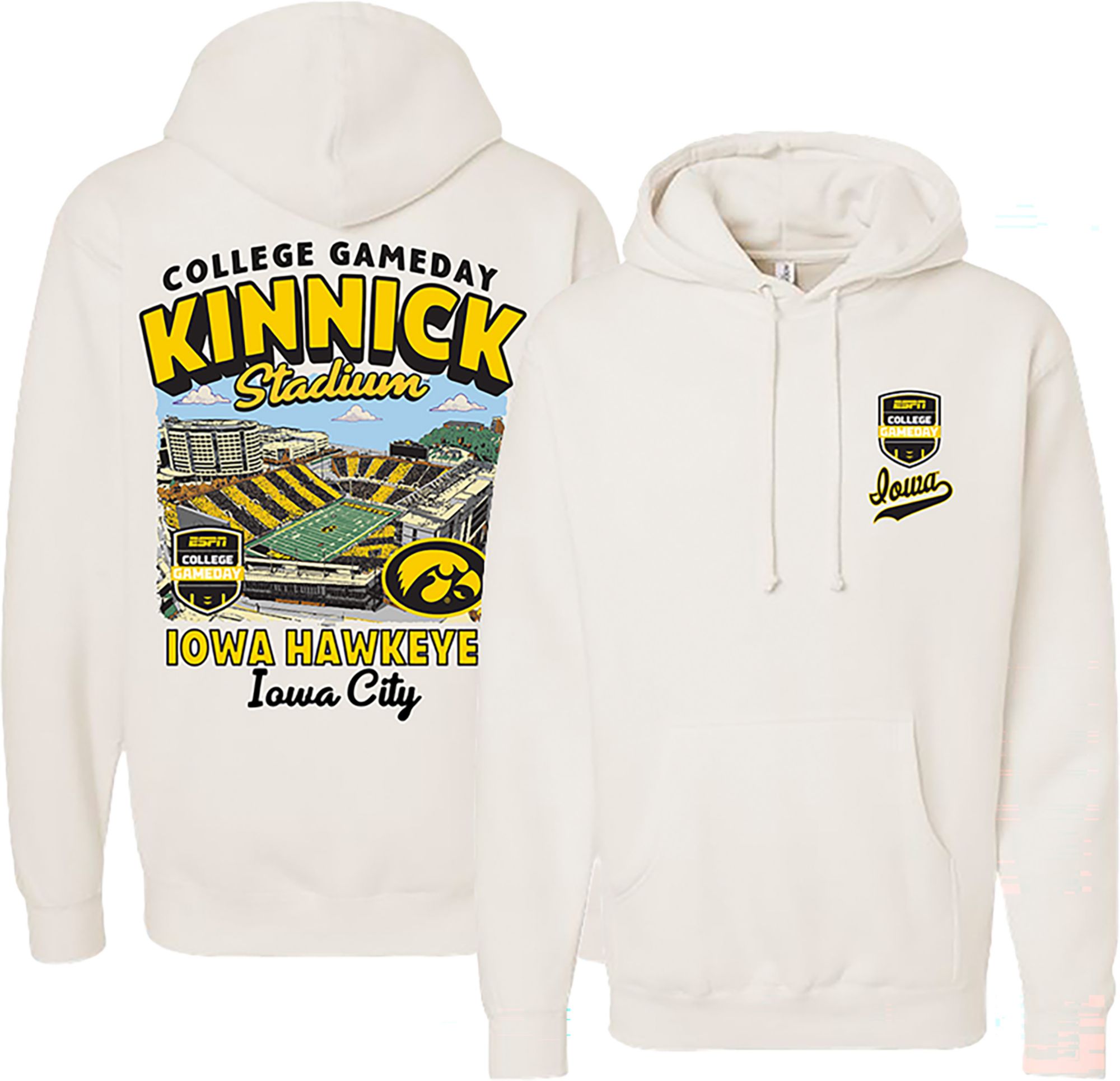 Something Inked Adult ESPN College Gameday Kinnick Stadium Hoodie