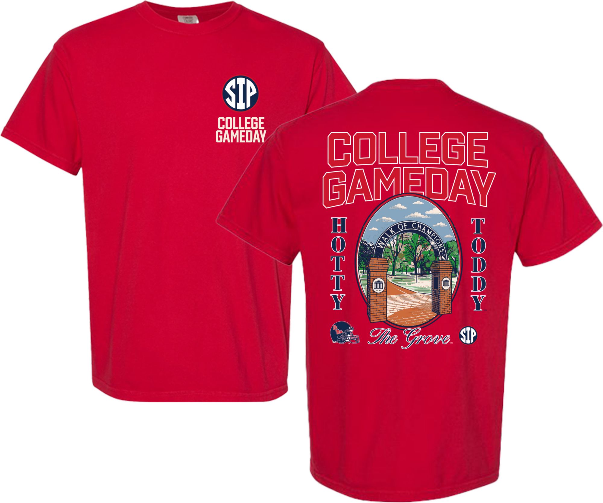 Something Inked Adult Ole Miss Rebels College Gameday The Grove T-Shirt