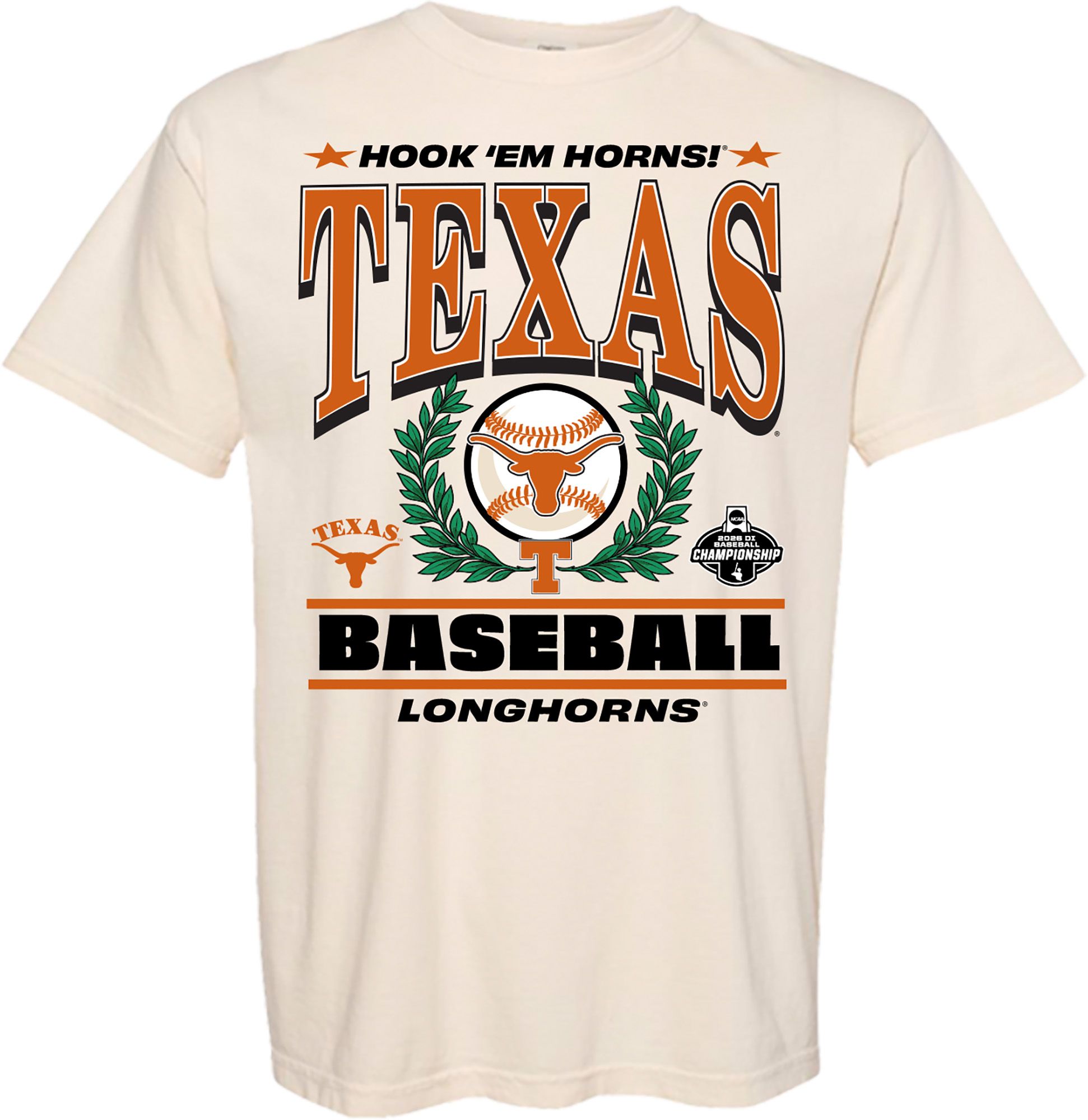 Something Inked Adult Texas Longhorns "Hook 'Em Horns" T-Shirt
