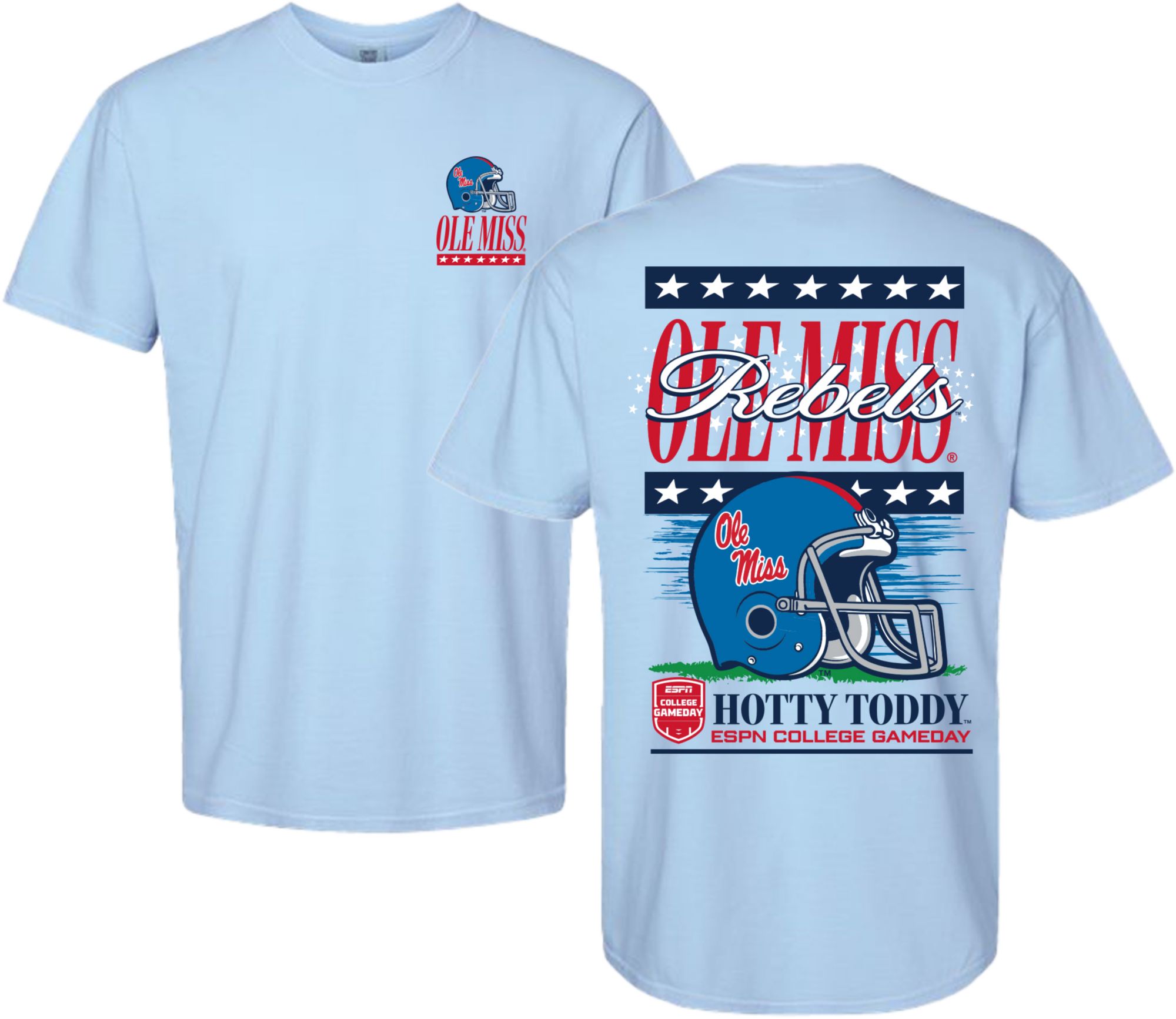 Something Inked Adult Ole Miss Rebels College Gameday Hotty Toddy T-Shirt