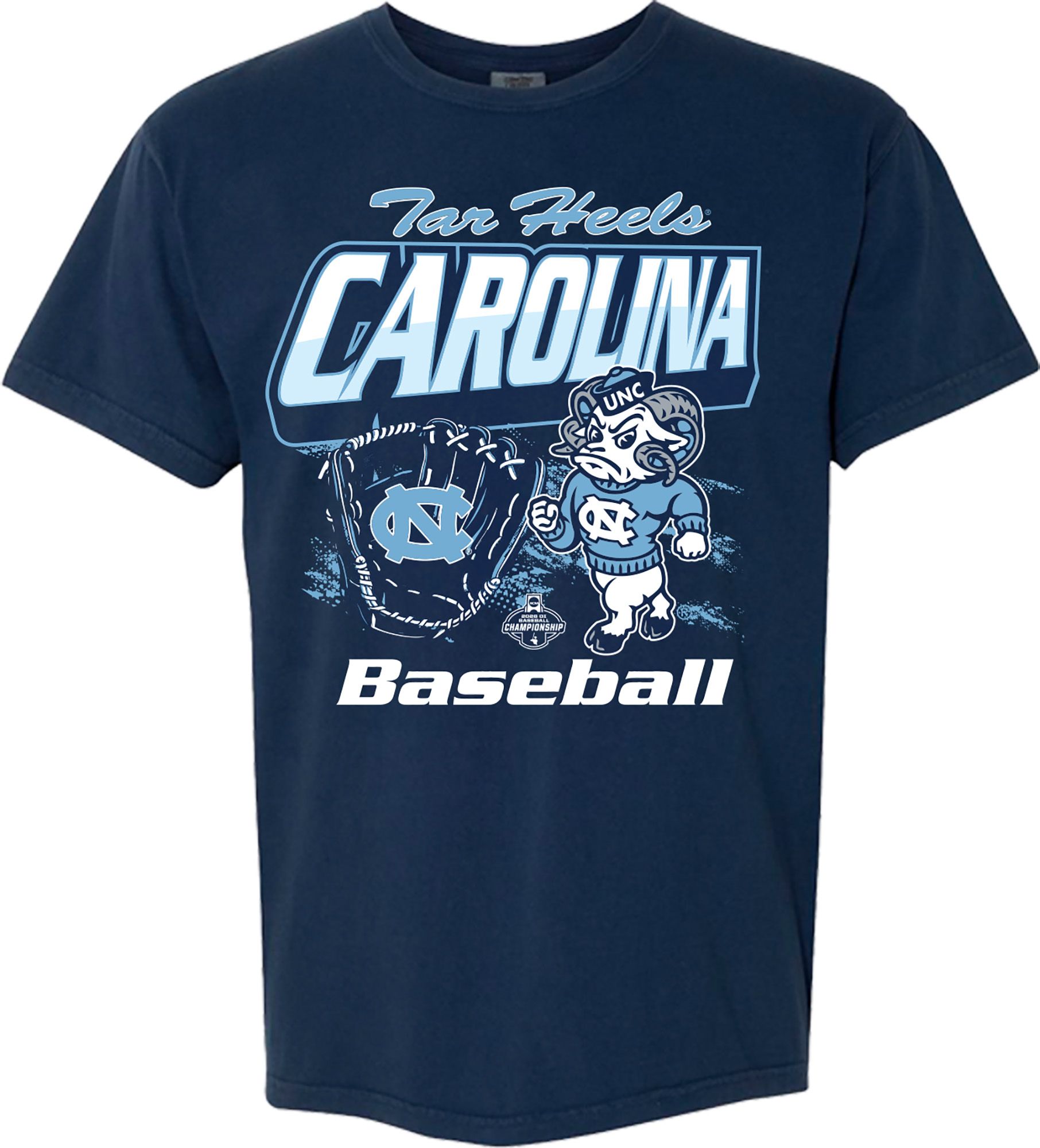 Something Inked Adult North Carolina Tar Heels 2026 Baseball Glove T-Shirt