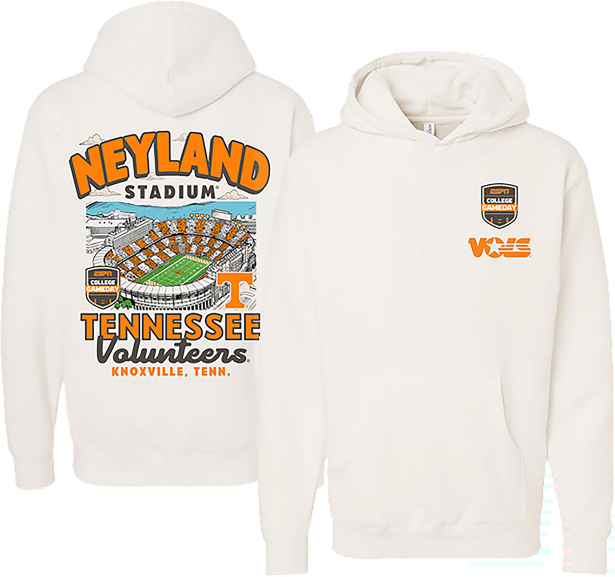 Something Inked Adult Tennessee Volunteers College Gameday Neyland Stadium Hoodie
