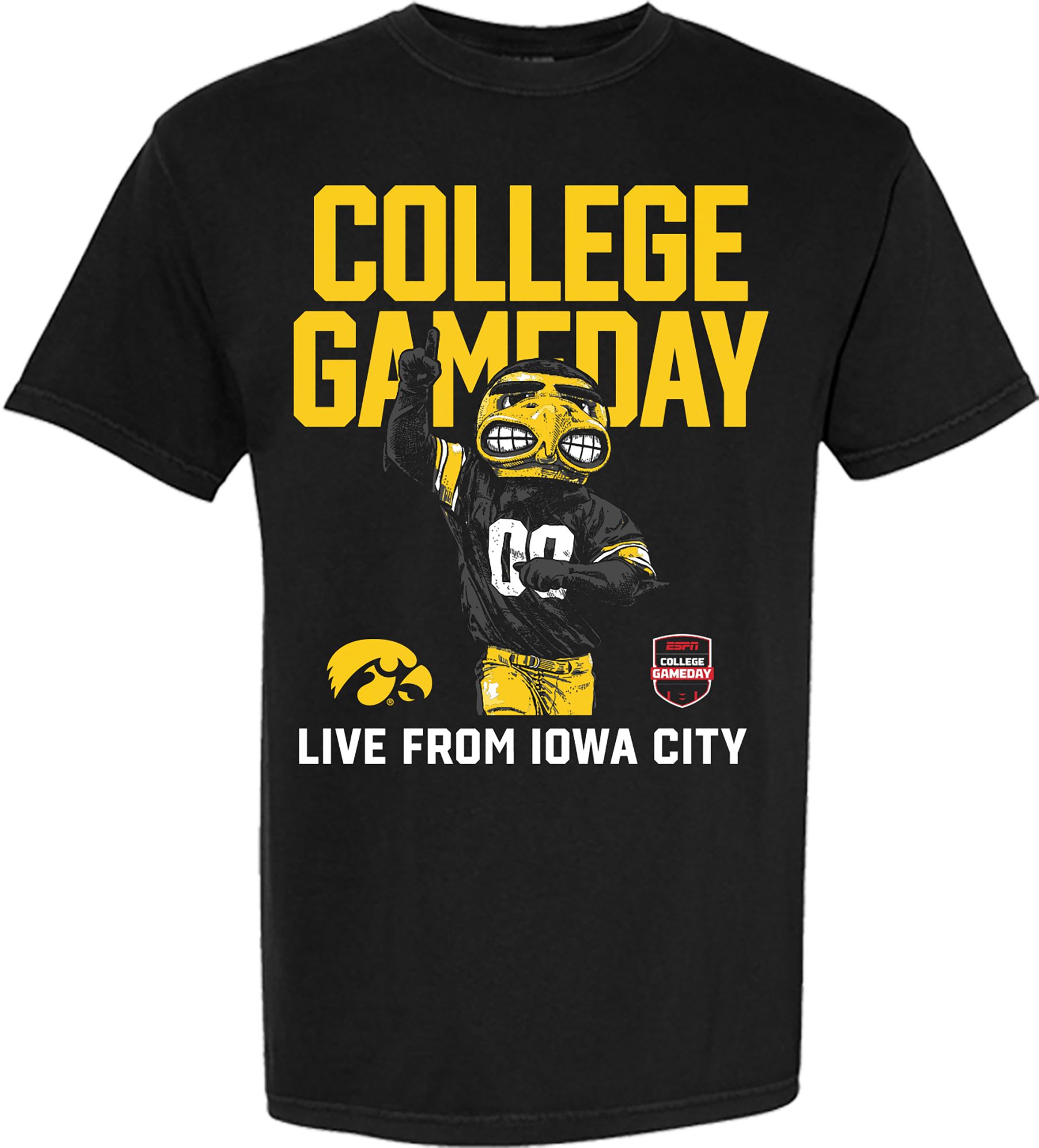 Something Inked Adult ESPN College Gameday Live From Iowa City T-Shirt