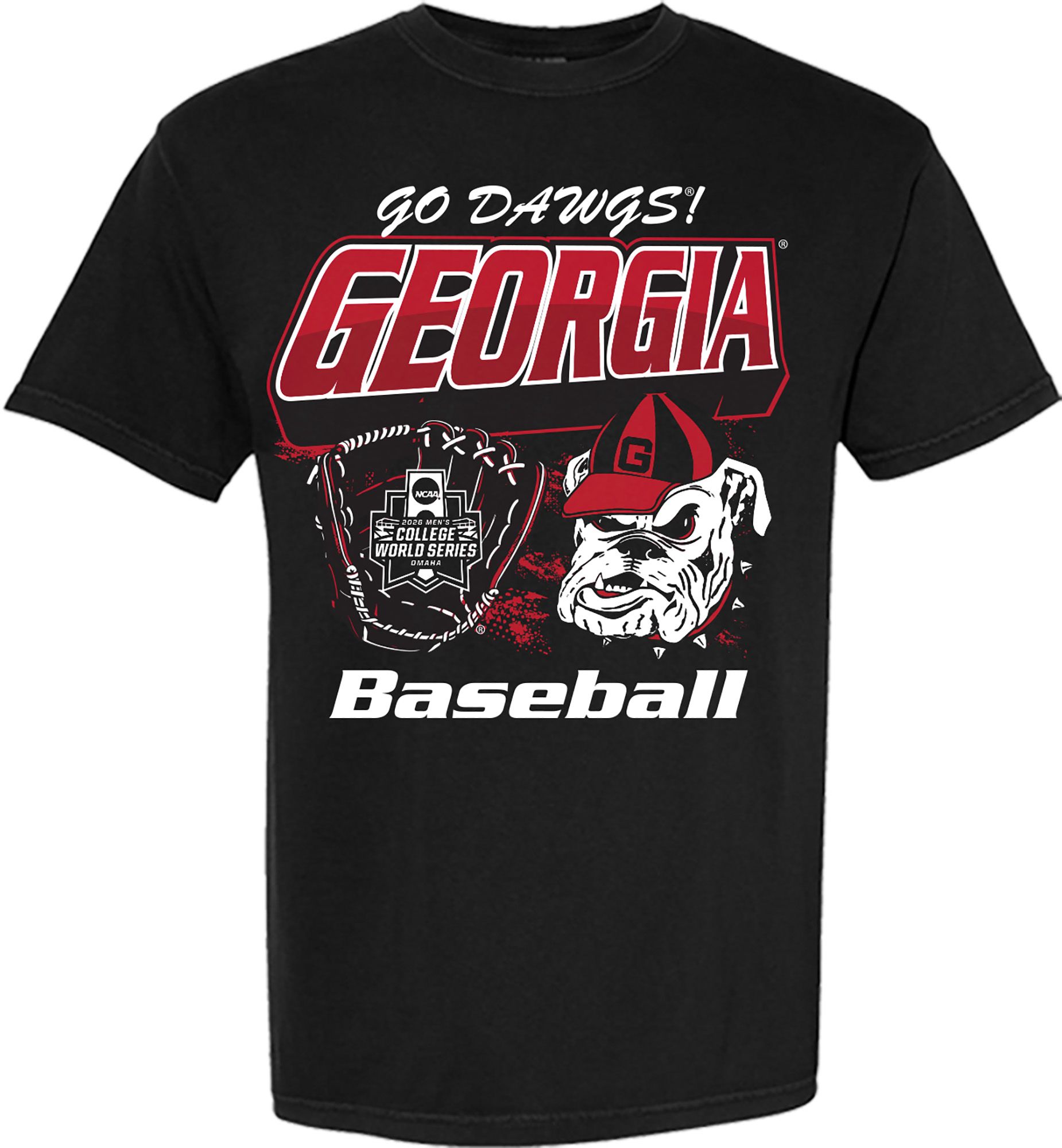 Something Inked Adult 2026 College World Series Georgia Bulldogs T-Shirt