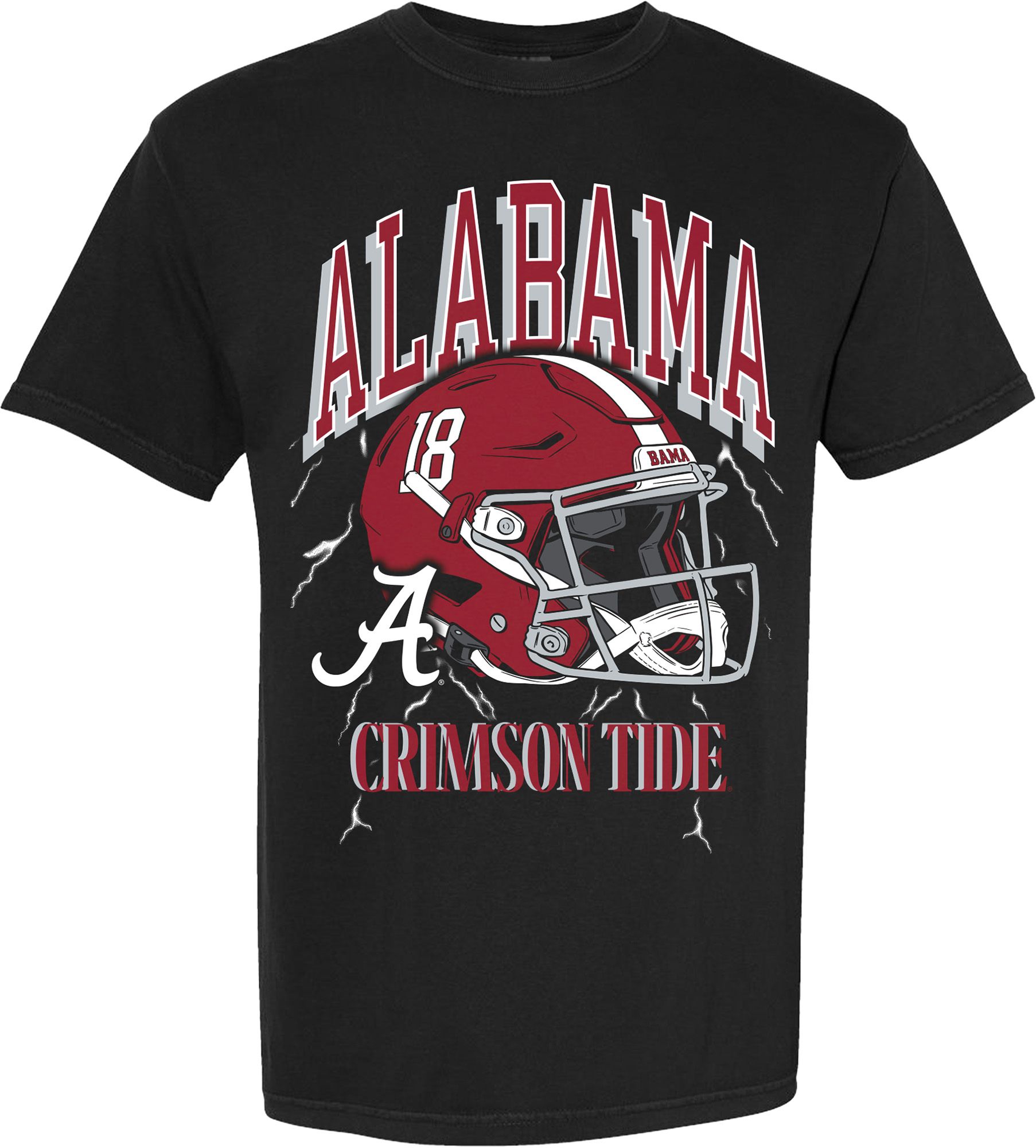 Something Inked Men's Alabama Crimson Tide Helmet T-Shirt