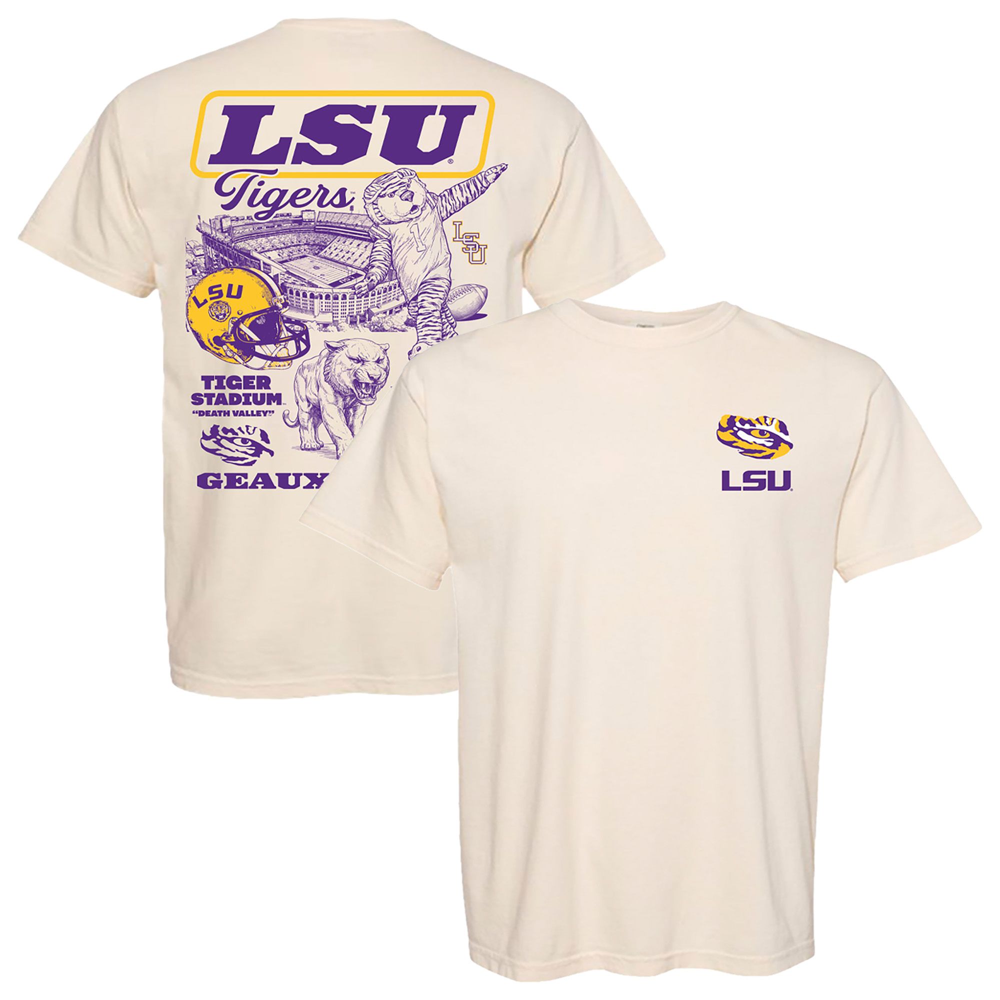 Something Inked Men's LSU Tigers Collage T-Shirt