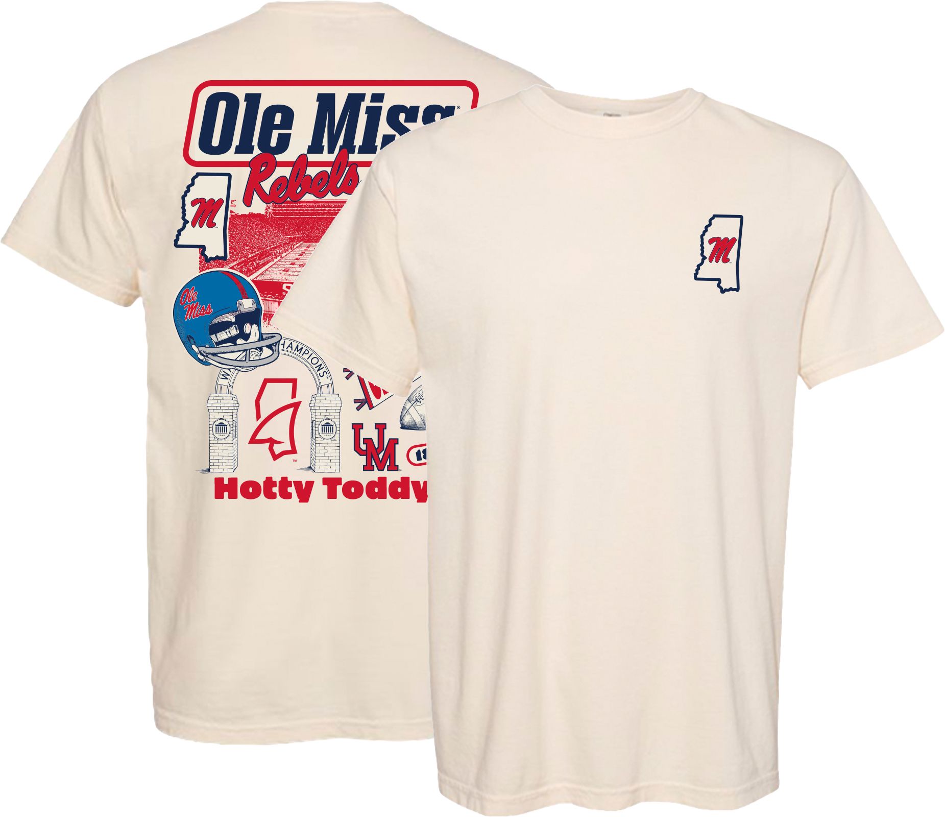 Something Inked Men's Ole Miss Rebels Collage T-Shirt