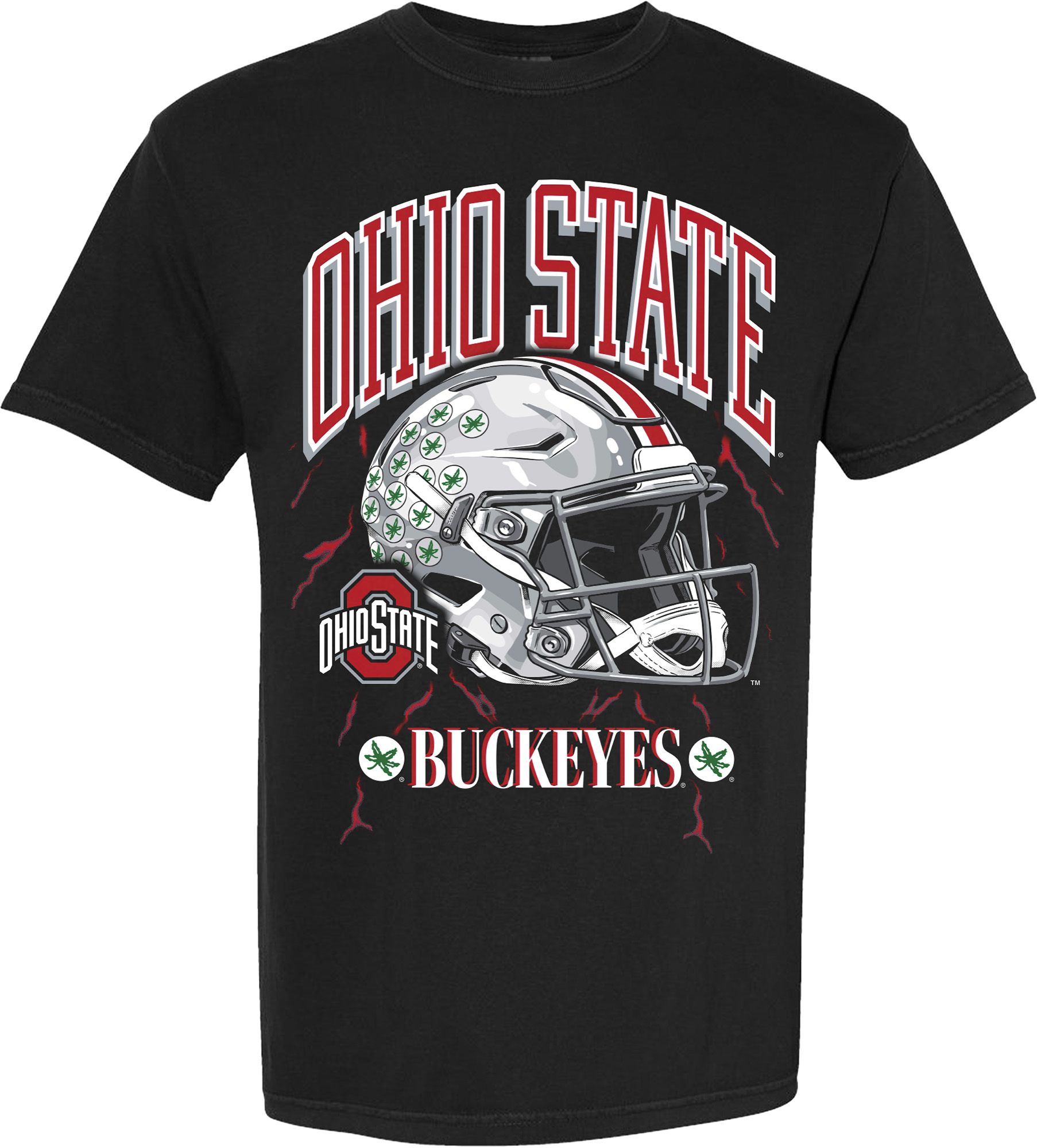 Something Inked Men's Ohio State Buckeyes Helmet T-Shirt