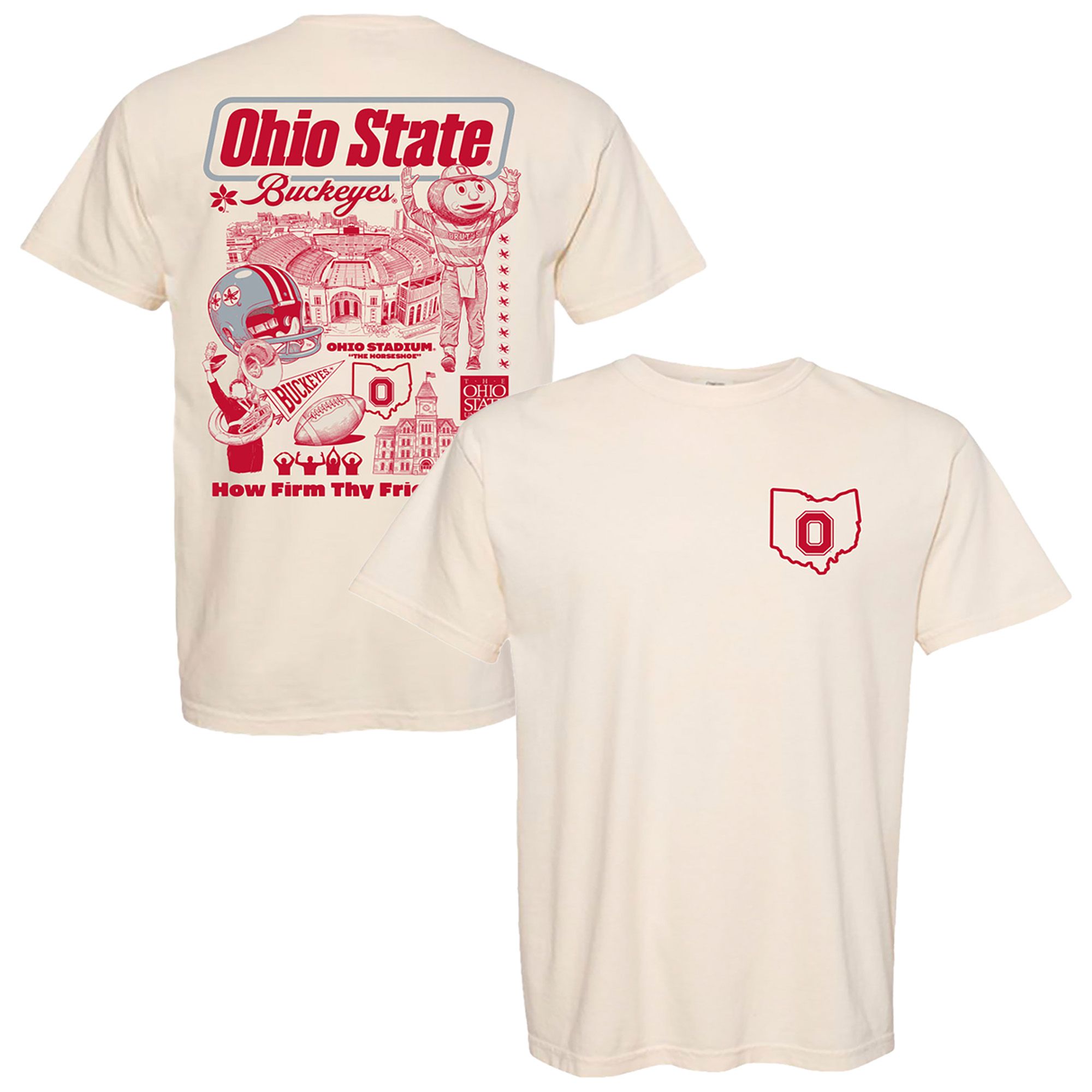 Something Inked Men's Ohio State Buckeyes Collage T-Shirt