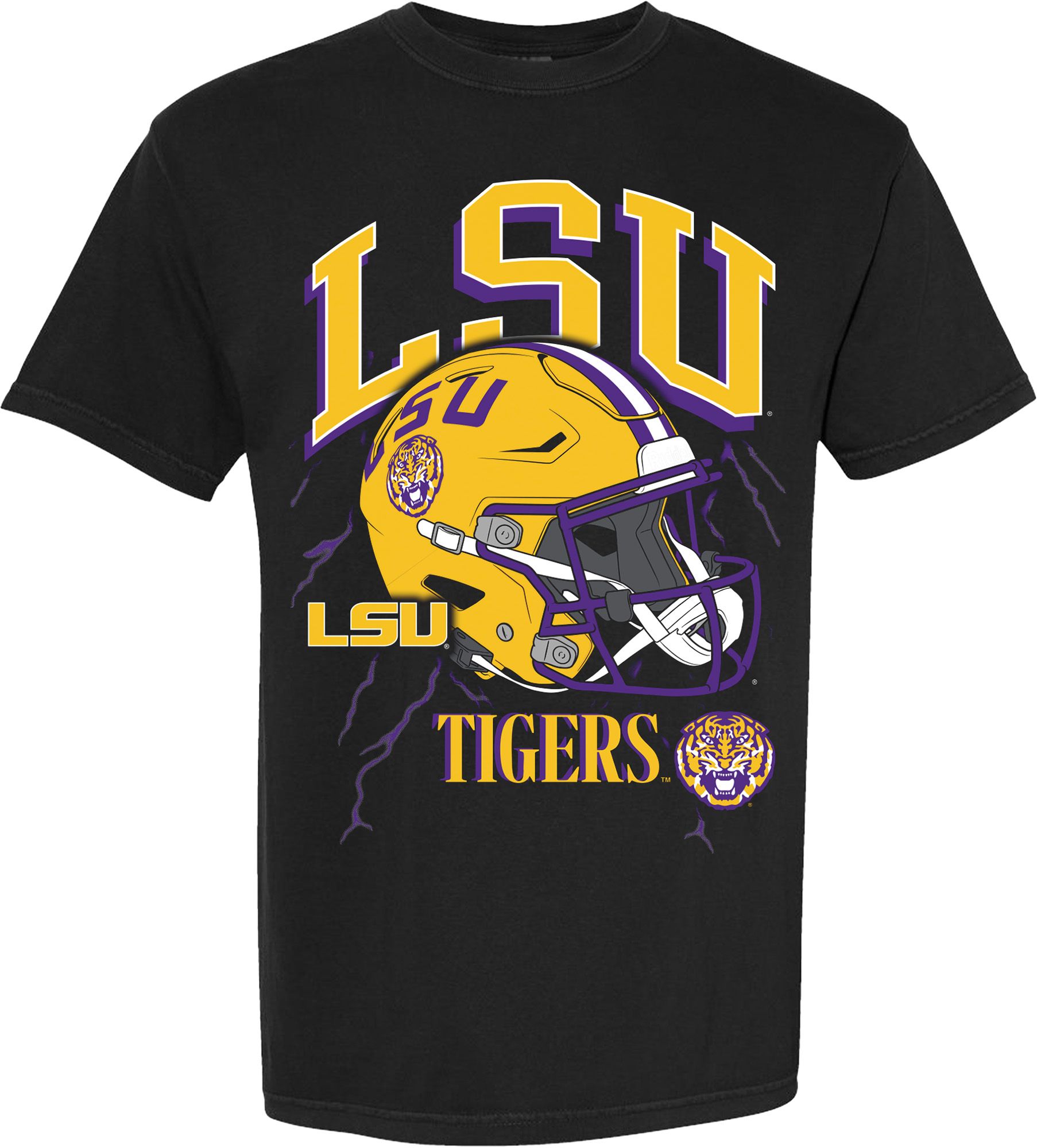 Something Inked Men's LSU Tigers Helmet T-Shirt