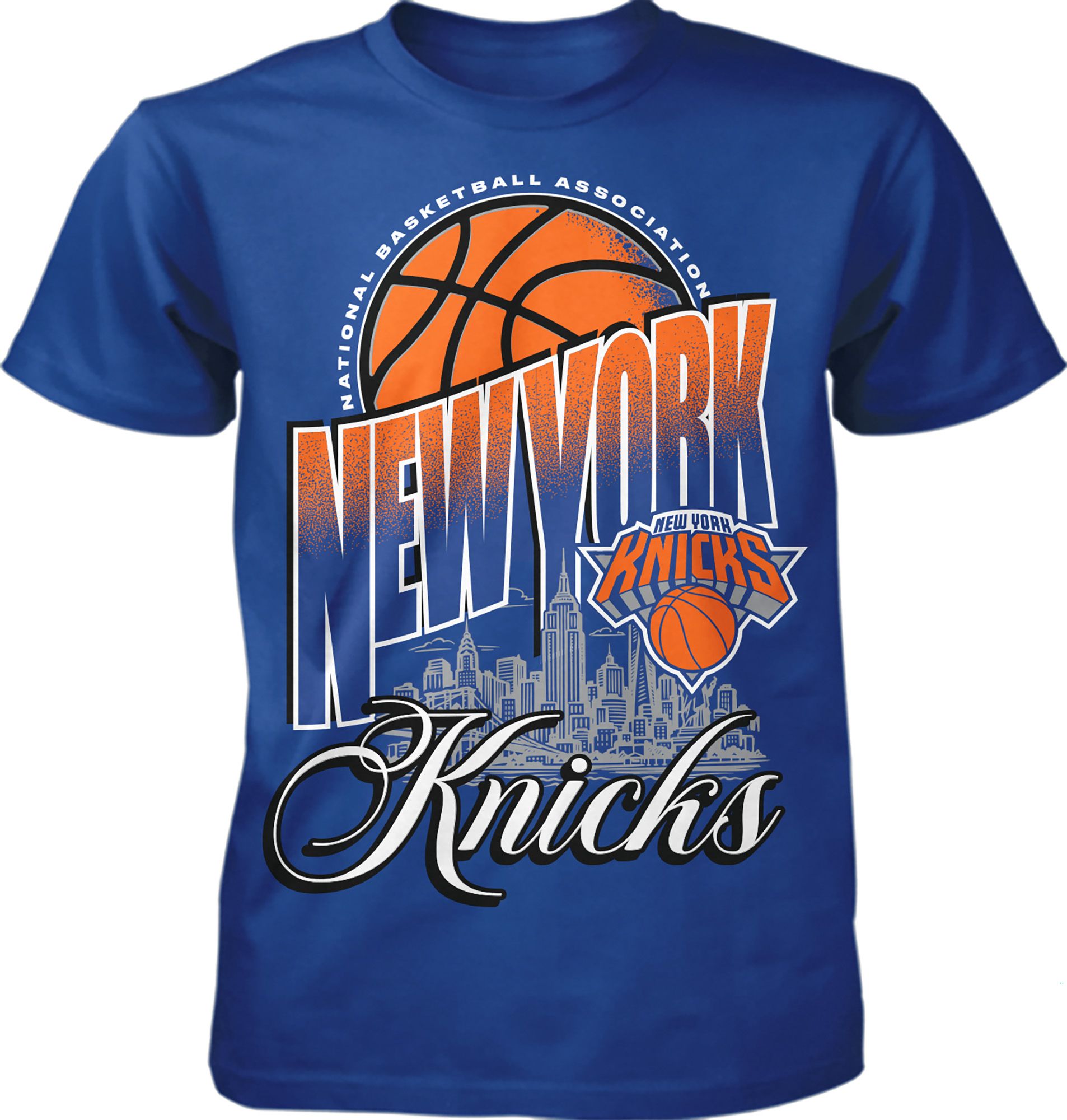 Something Inked Adult New York Knicks Skyline T-Shirt