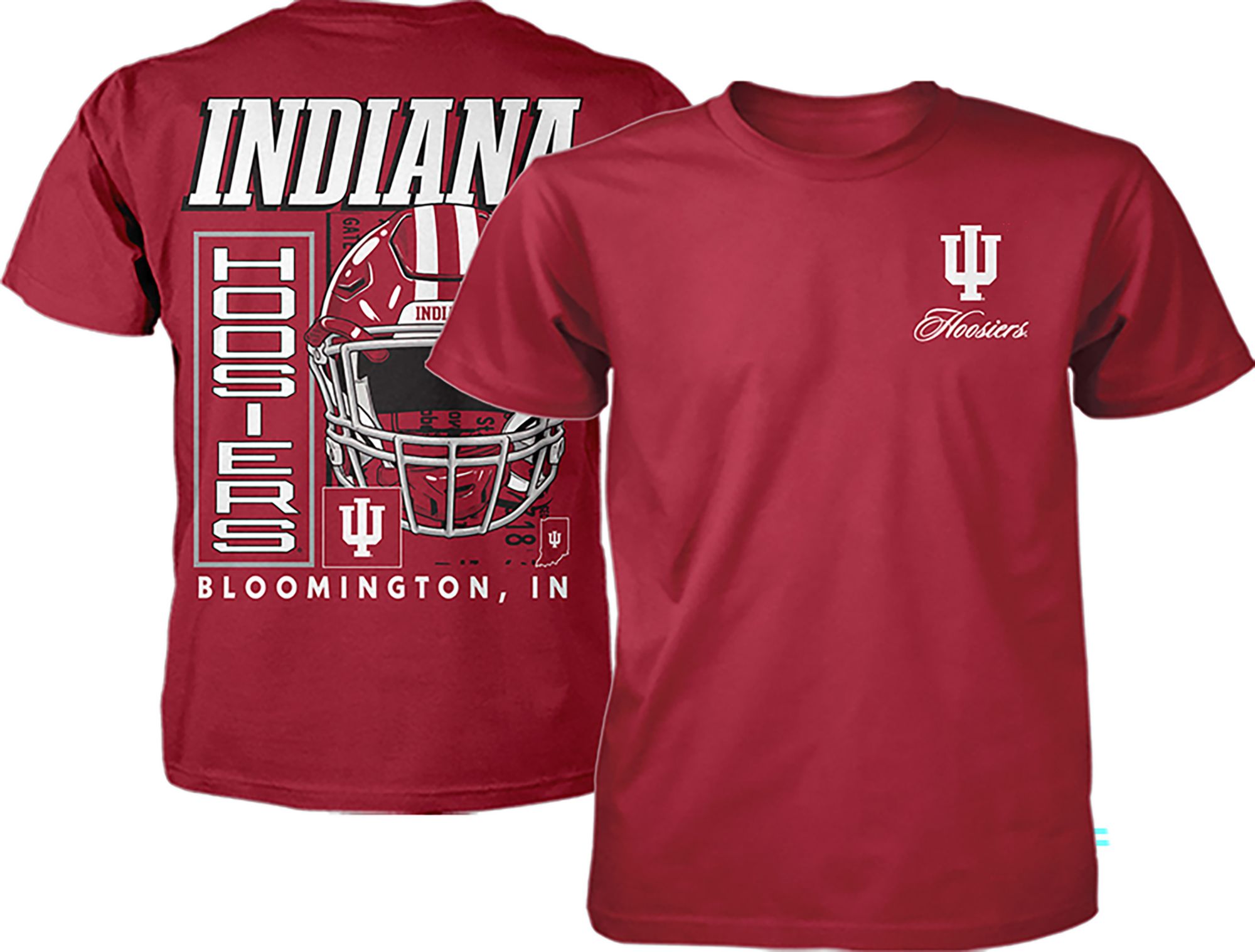 Something Inked Men's Indiana Hoosiers Helmet T-Shirt