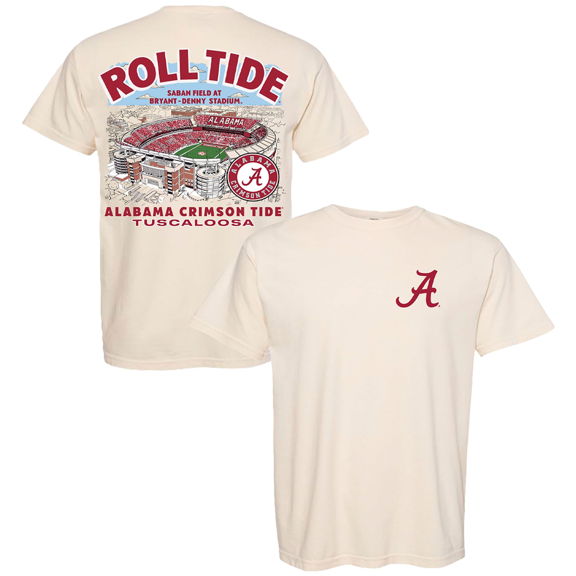 Something Inked Men's Alabama Crimson Tide Stadium T-Shirt