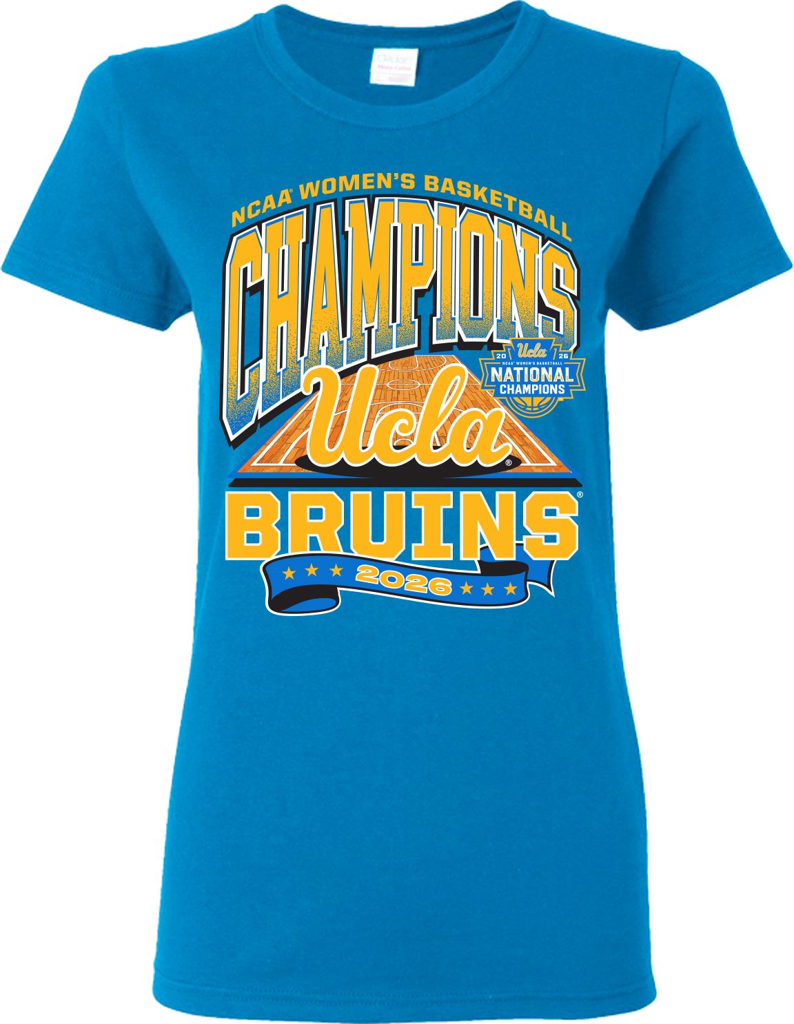 Something Inked Women's 2026 Women's Basketball National Champions UCLA Bruins T-Shirt