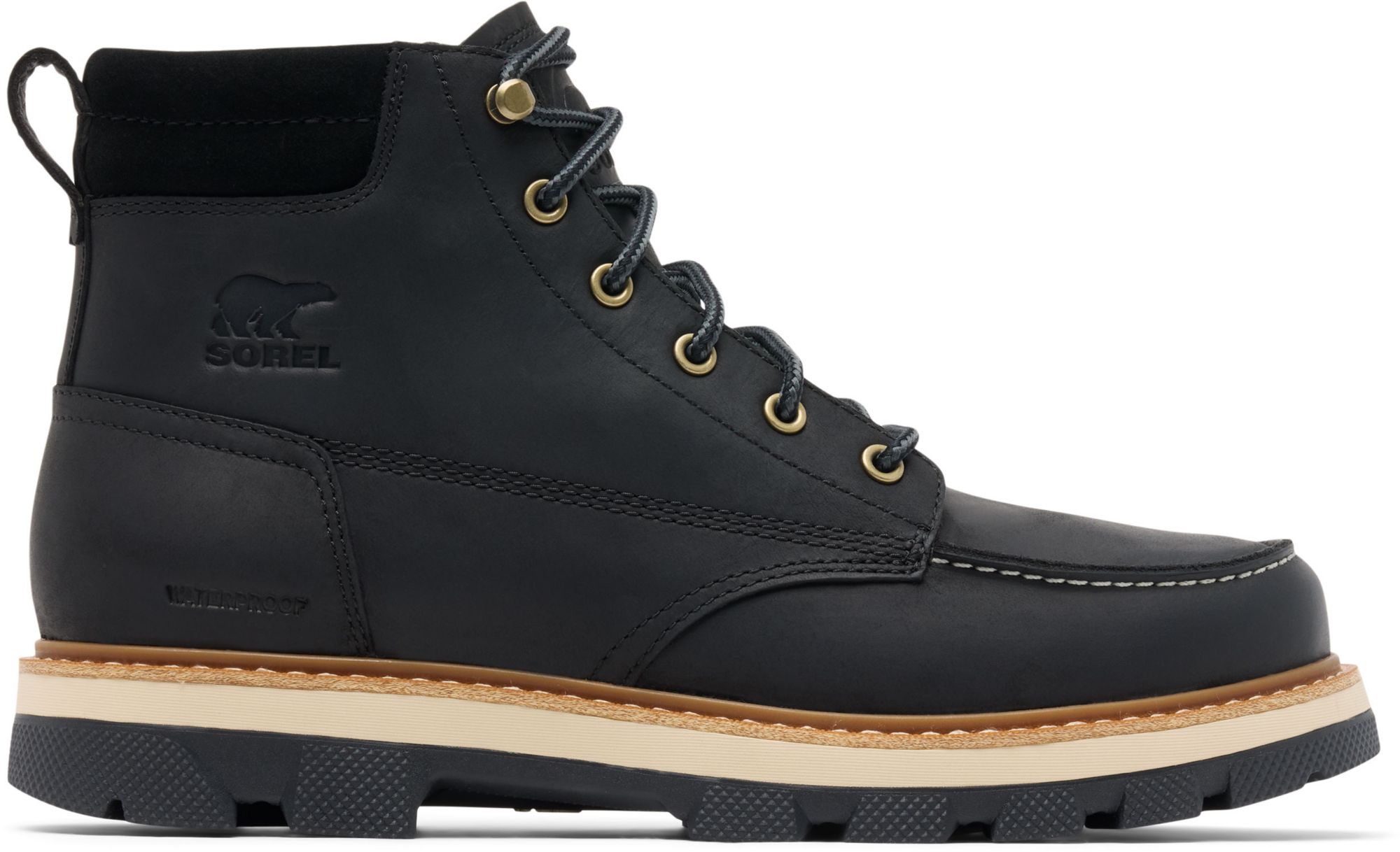 SOREL Men's Lark-47 Moc Toe Waterproof Boots