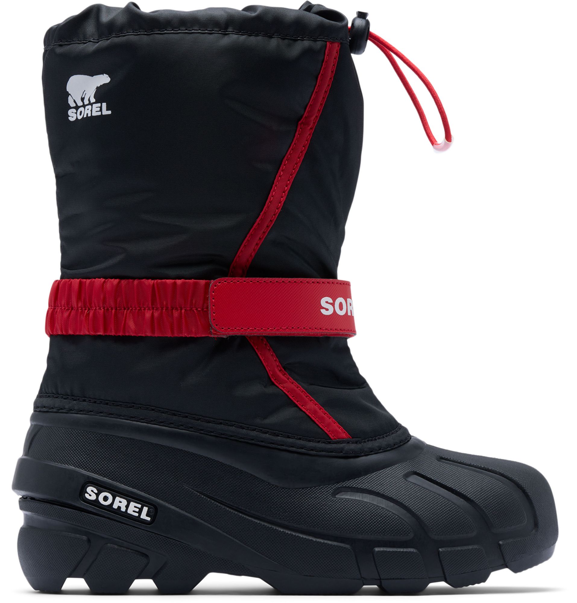 Black/Bright Red