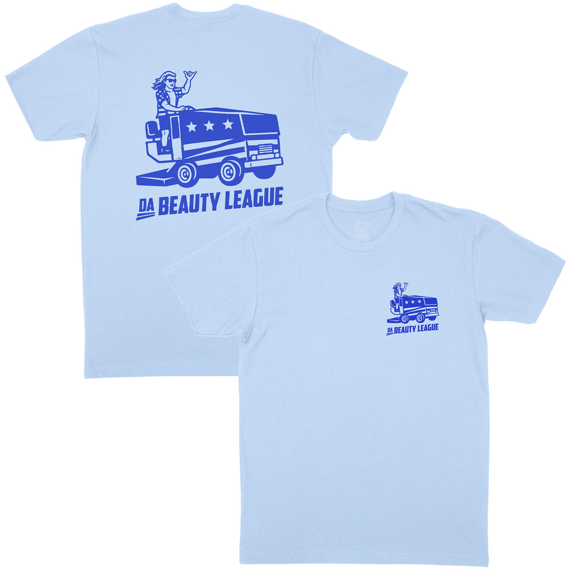 SotaStick Adult Minnesota Hockey Blue Wheels T-Shirt