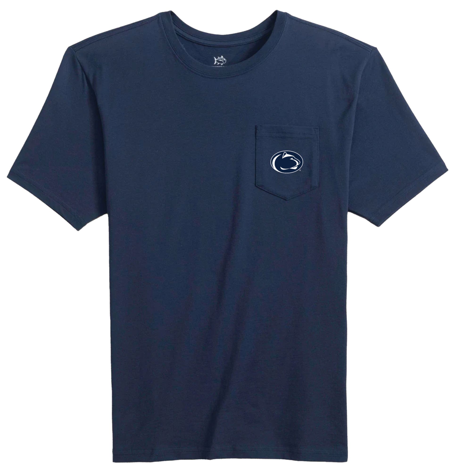 Southern Tide Men's Penn State Nittany Lions Navy Embroidered Pocket T-Shirt