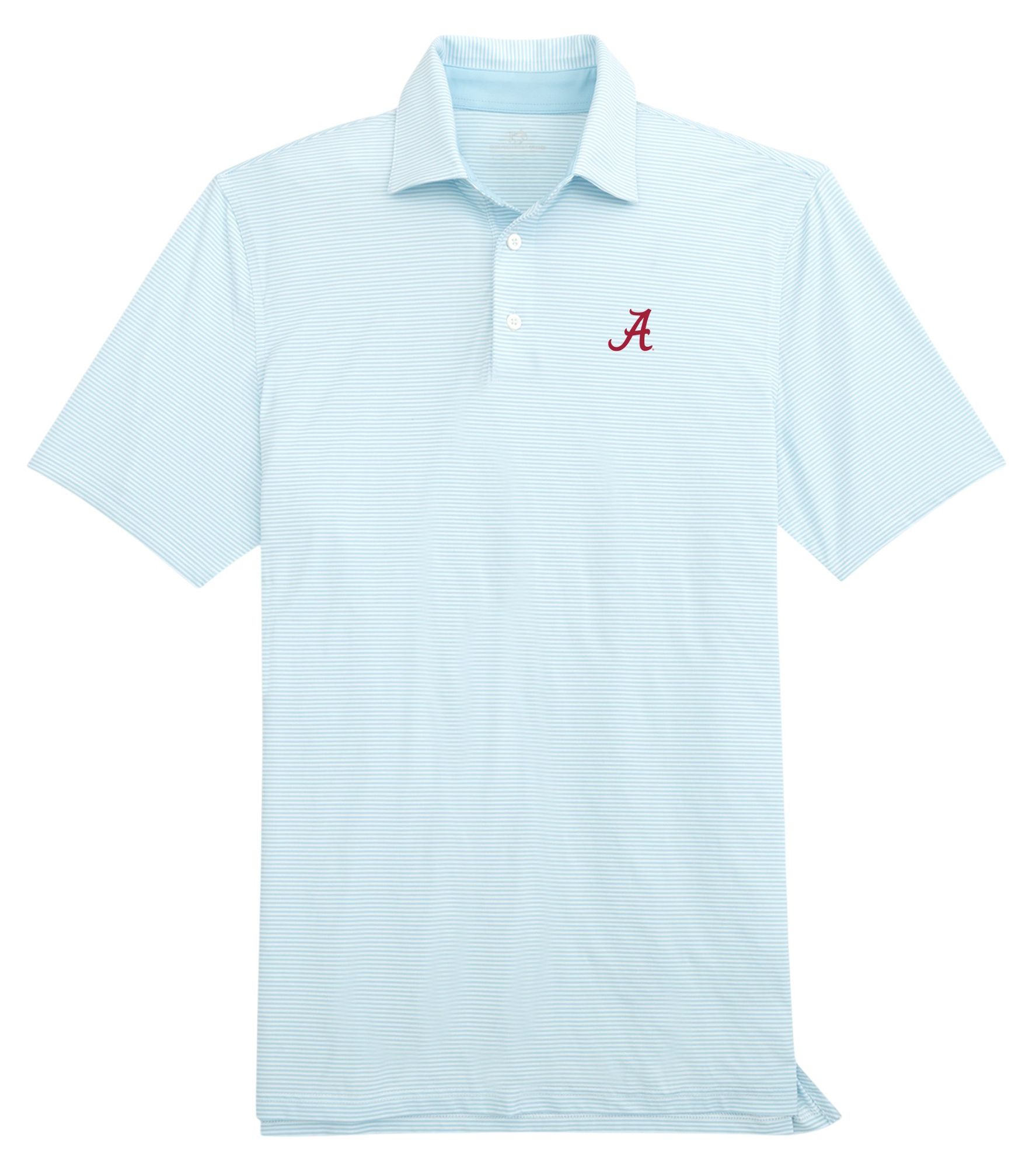 Southern Tide Men's Alabama Crimson Tide Light Blue Meadowbrook Polo