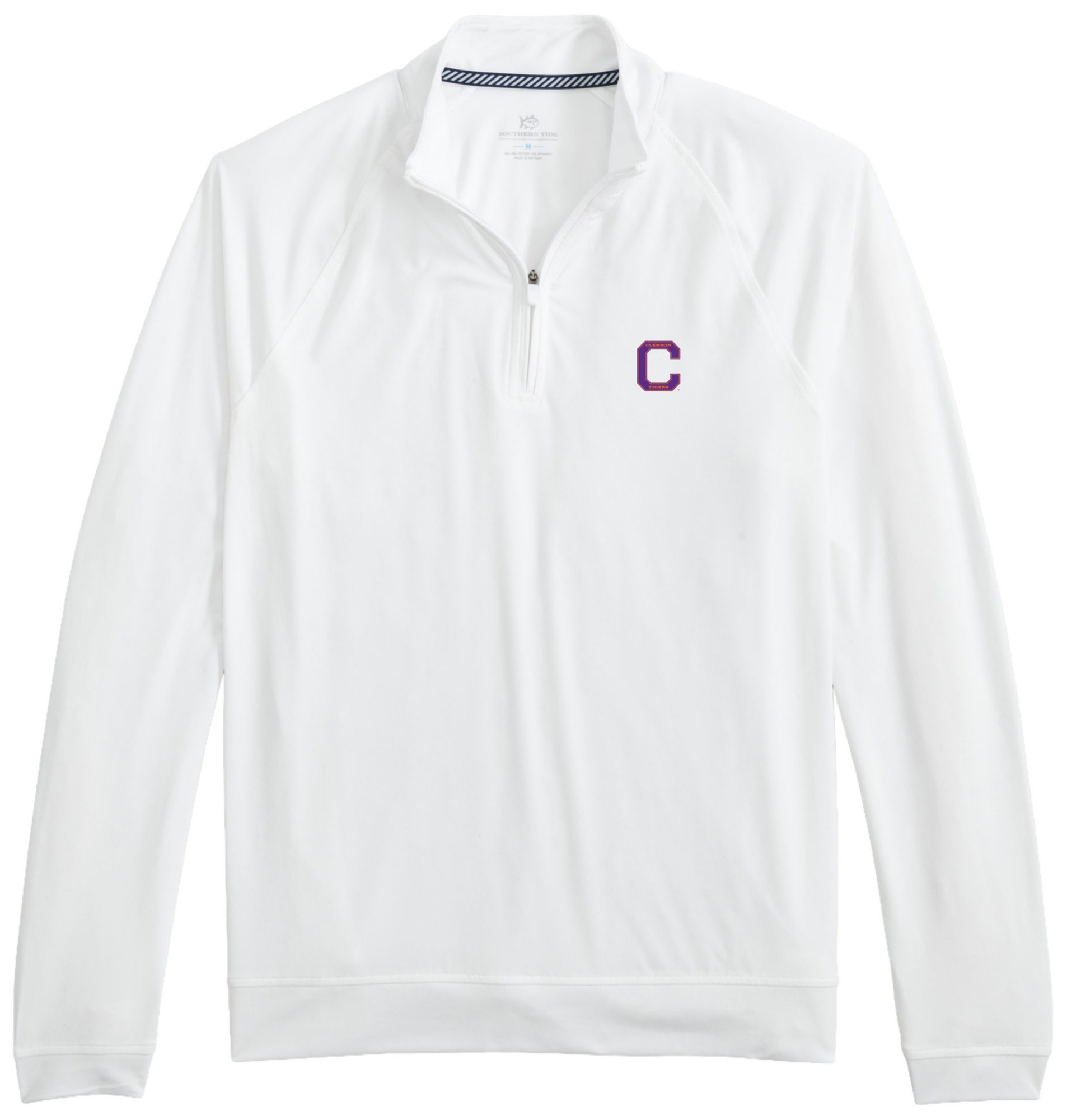 Southern Tide Men's Clemson Tigers Cruiser Quarter-Zip Pullover