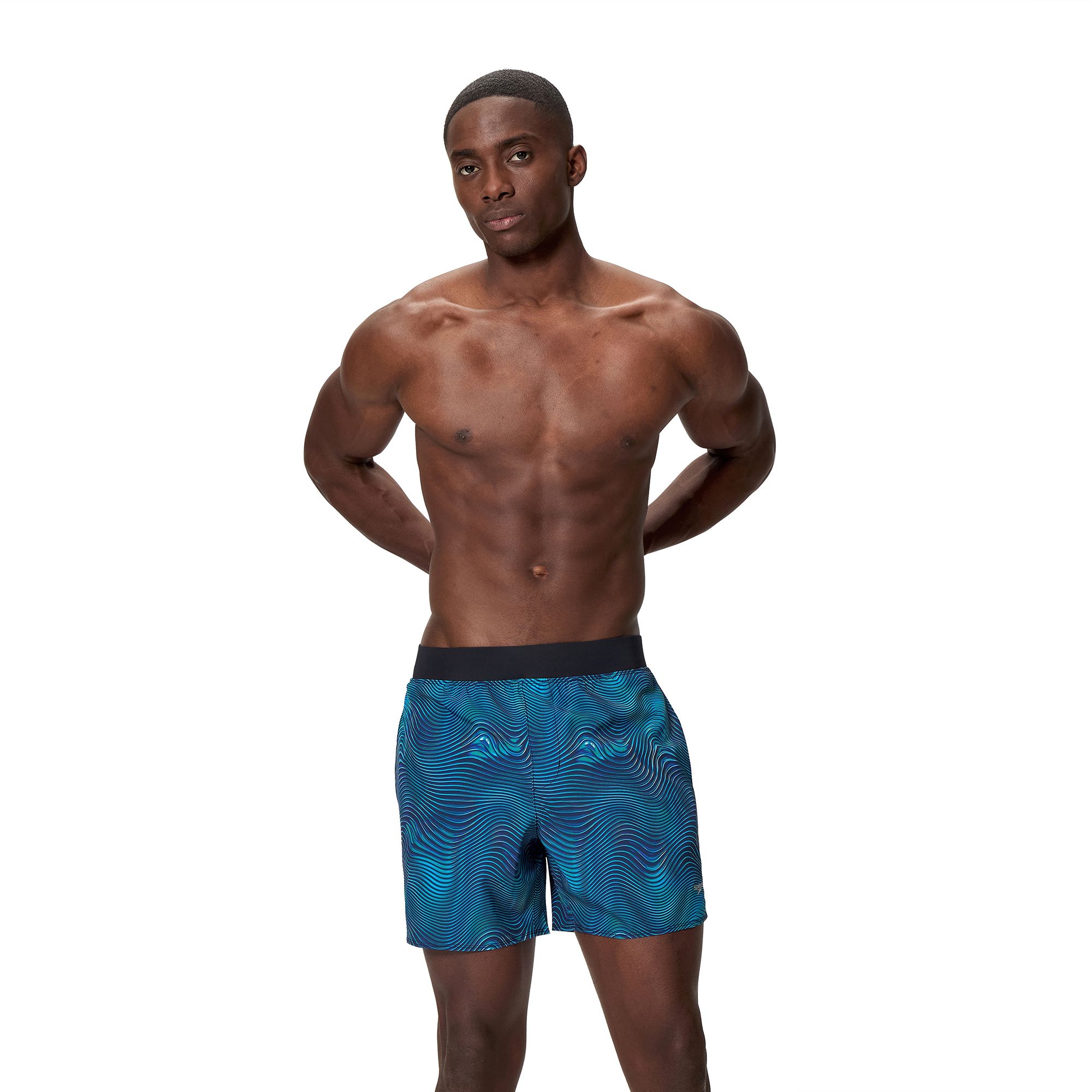 Speedo Men's Print Lookout Volley 16" Water Shorts