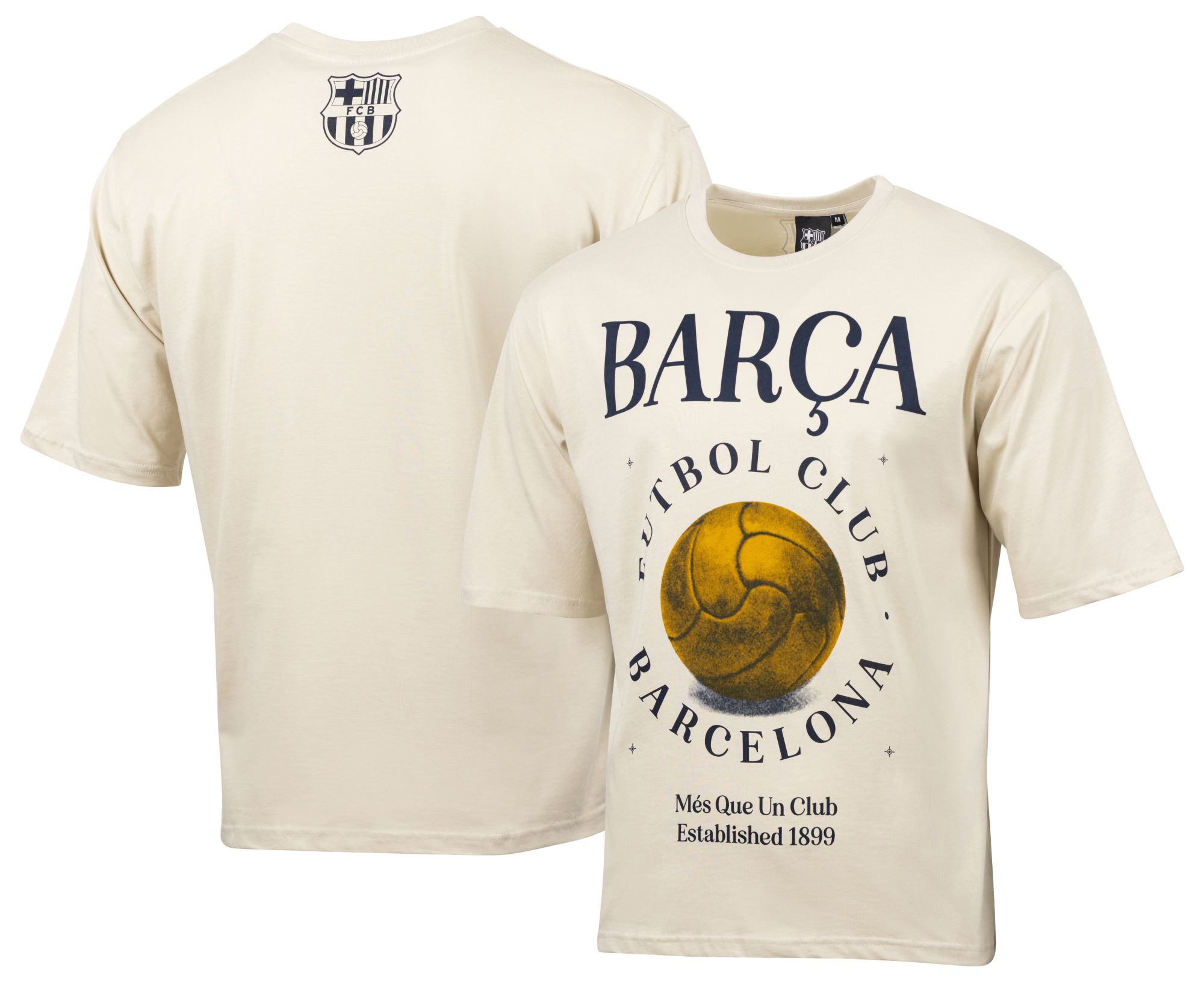 Sport Design Sweden Adult FC Barcelona Offwhite 2026 Icon Oversized T-Shirt