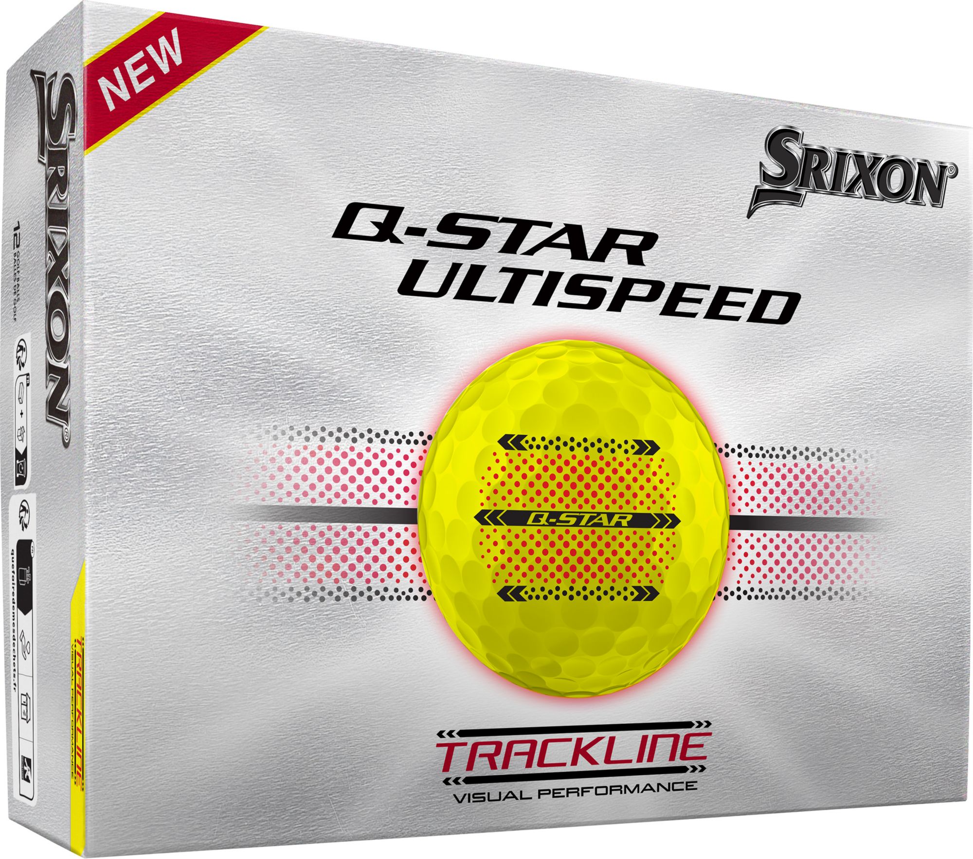 Srixon 2026 Q-STAR Ultispeed Trackline Golf Balls