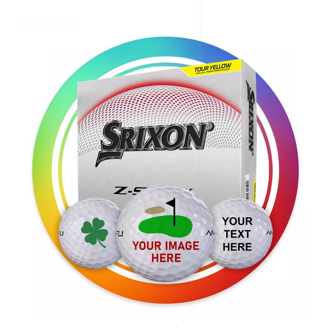 Srixon 2025 Z-STAR XV 9 Personalized White Golf Balls