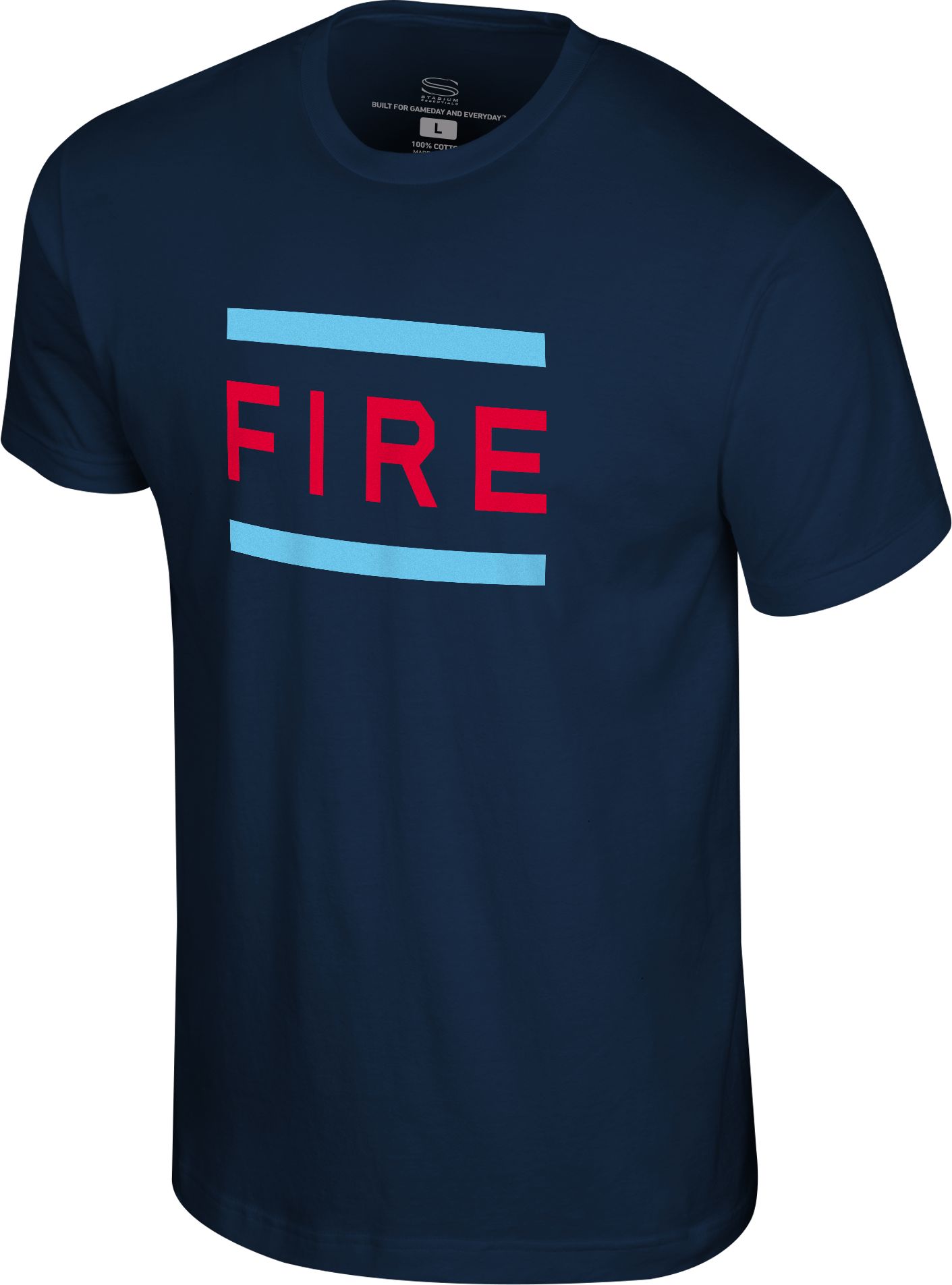 Stadium Essentials Adult Chicago Fire Wordmark Intro T-Shirt