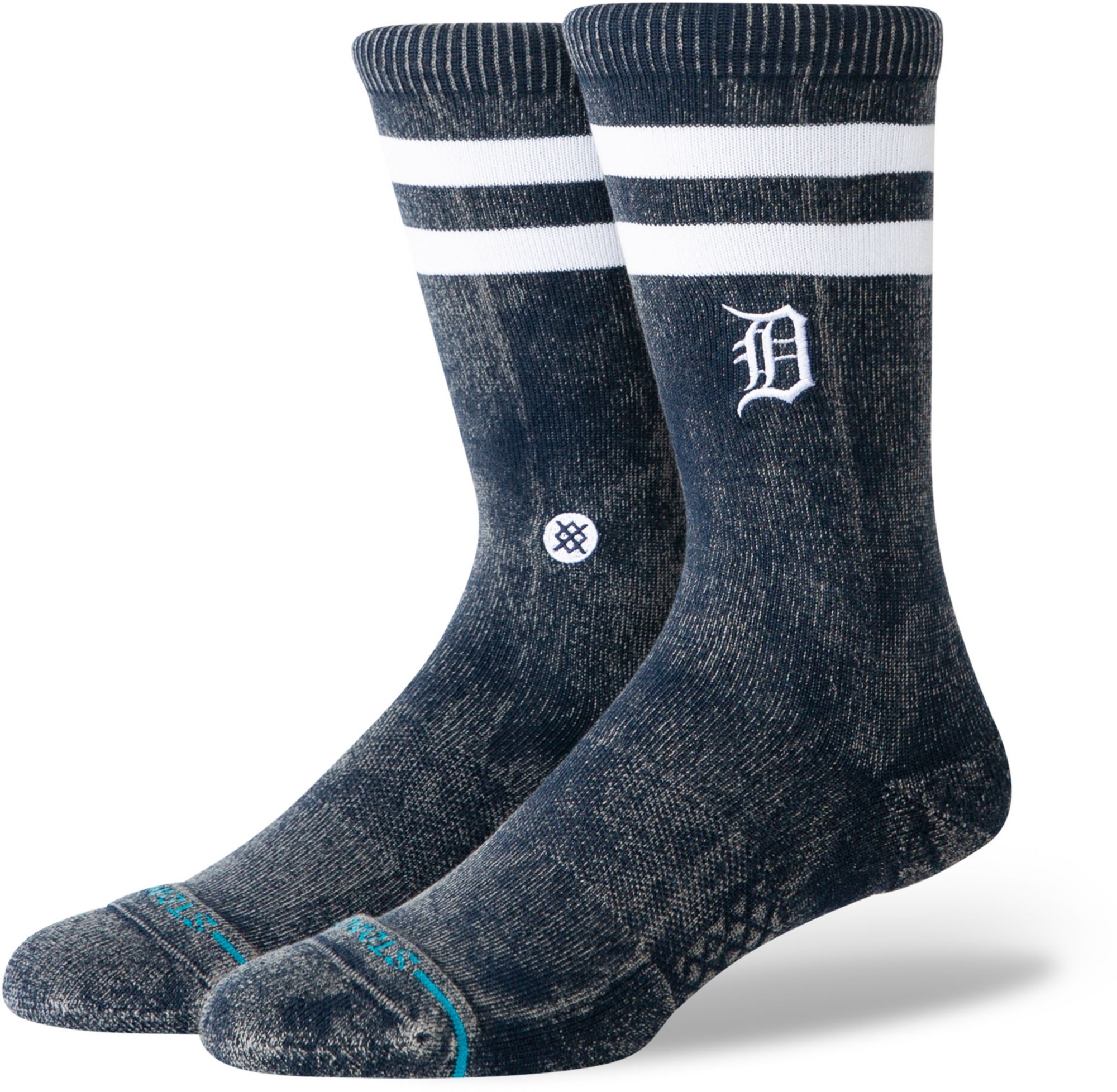 Stance Adult Detroit Tigers Navy Rotation Crest Crew Socks