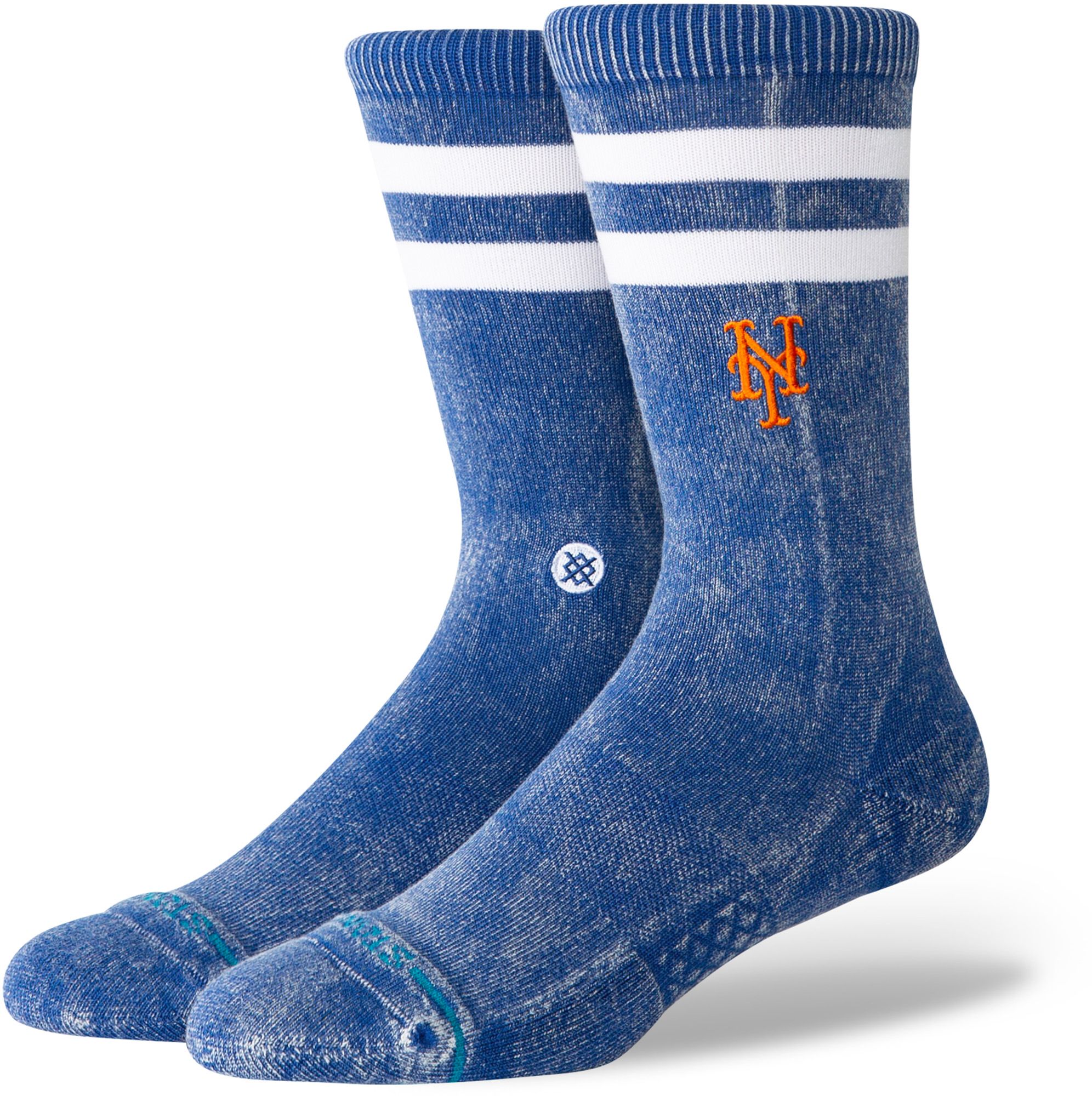 Stance Adult New York Mets Navy Rotation Crest Crew Socks