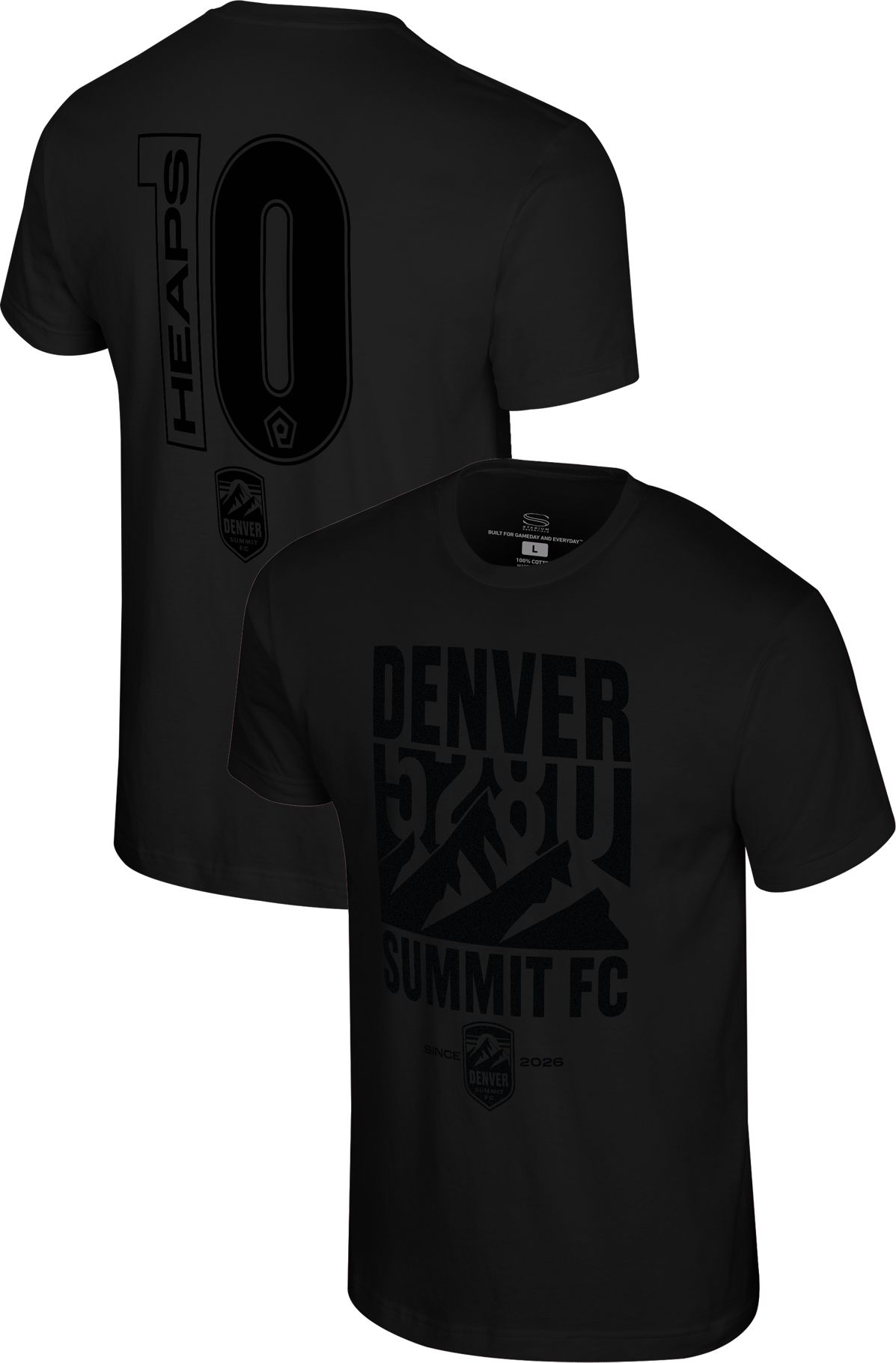 Stadium Essentials Adult Denver Summit FC Lindsey Heaps 2026 Nightshift T-Shirt