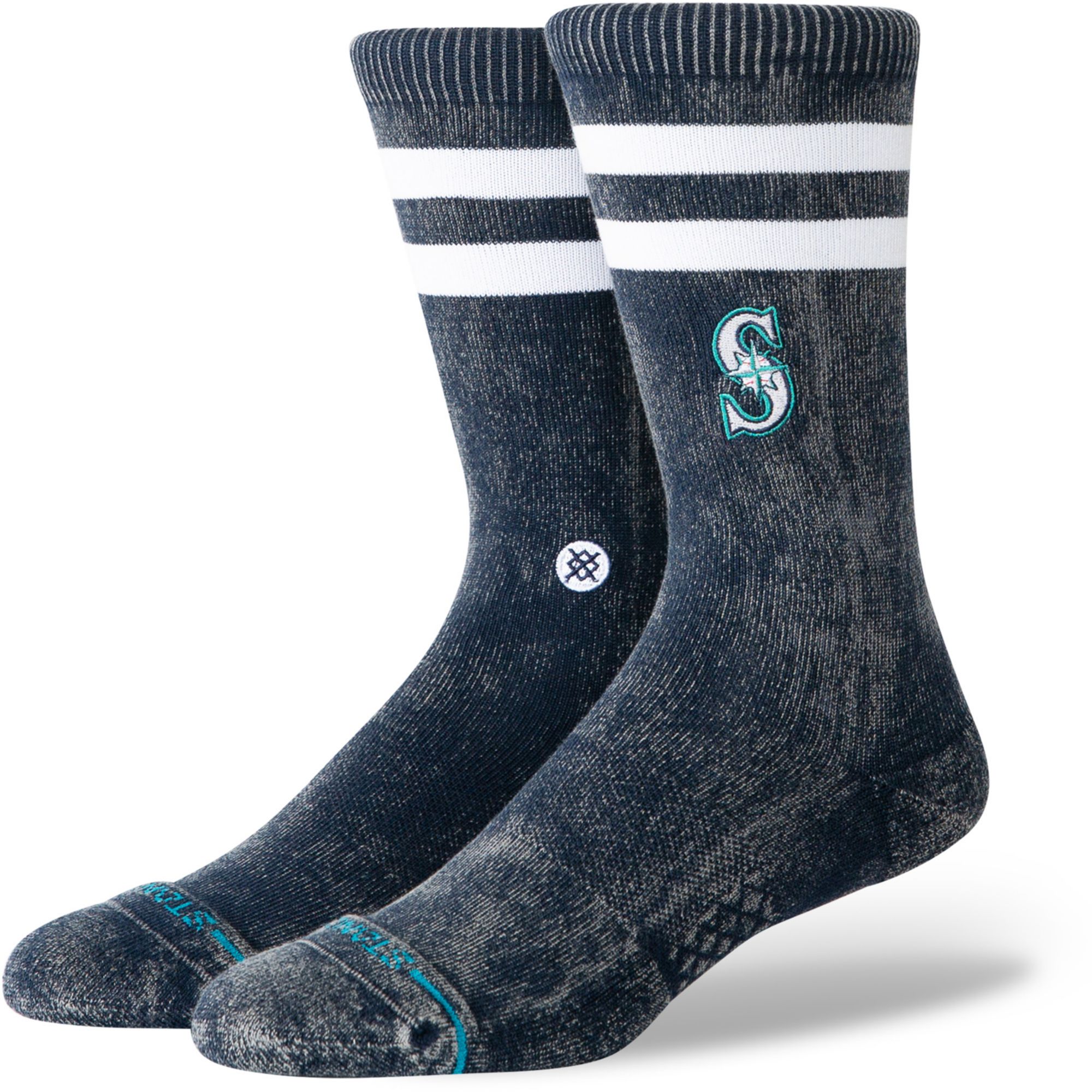 Stance Adult Seattle Mariners Navy Rotation Crest Crew Socks
