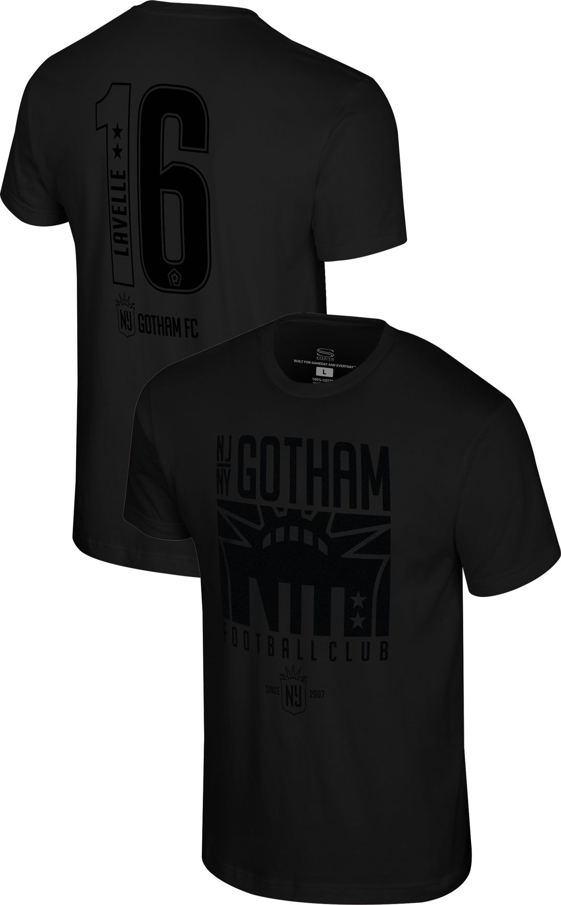 Stadium Essentials Adult NJ/NY Gotham FC Rose Lavelle 2026 Nightshift T-Shirt