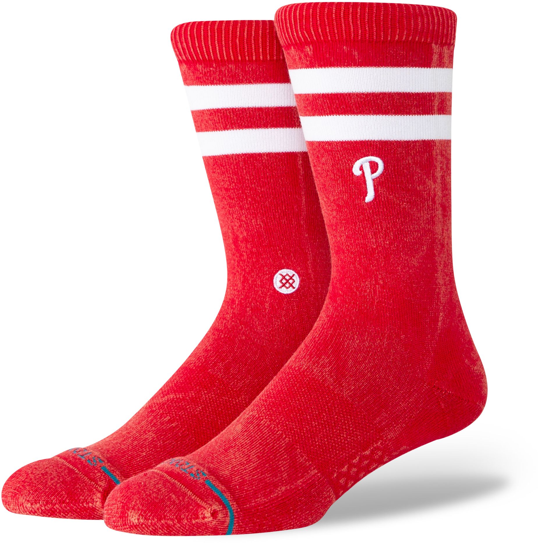 Stance Adult Philadelphia Phillies Red Rotation Crest Socks