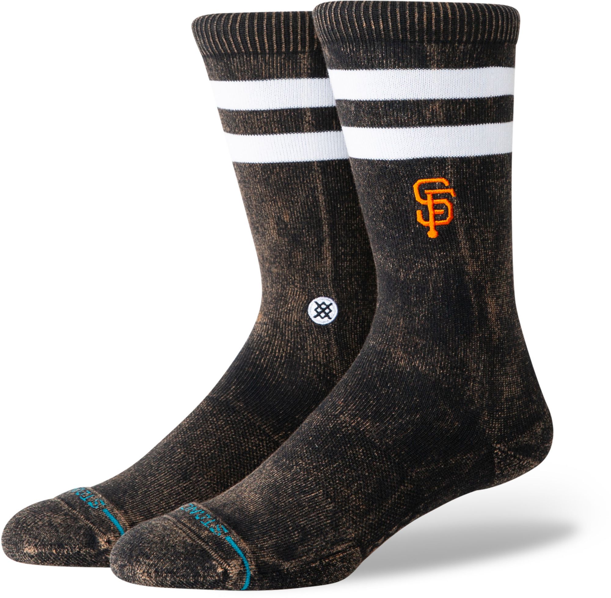 Stance Adult San Francisco Giants Black Rotation Crest Crew Socks