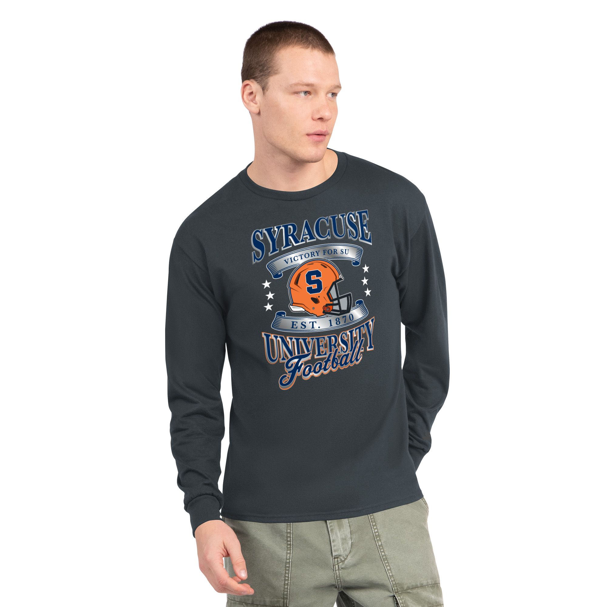 Starter Men's Syracuse Orange Football Long Sleeve Shirt