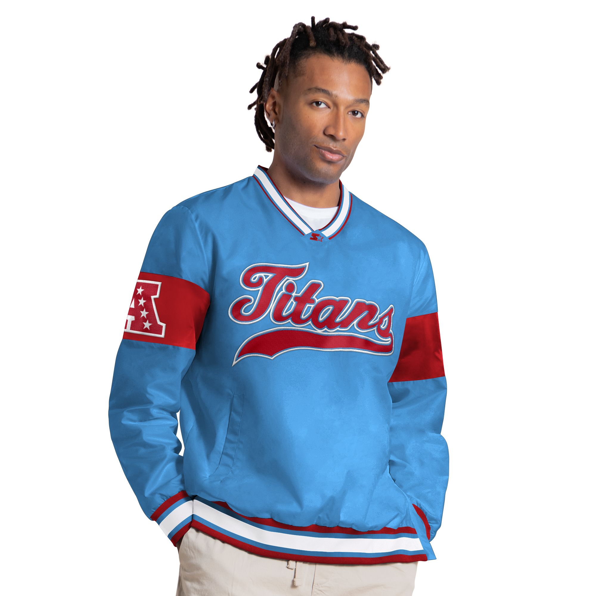 Starter Men's Tennessee Titans Tailsweep Pullover
